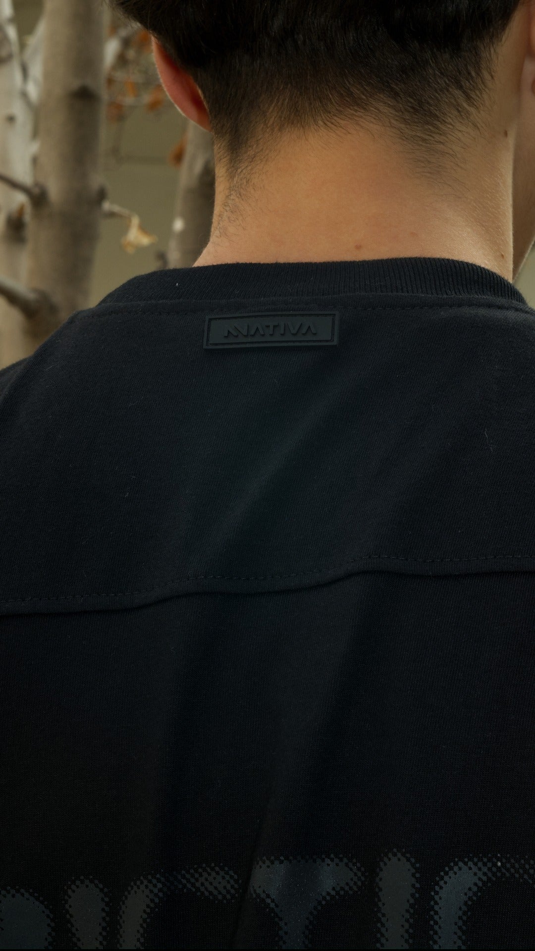 POLERA OVERSIZE FRICTION NEGRA