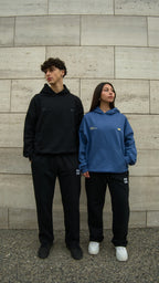HOODIE MOTION™ BOXY FIT ALL BLACK