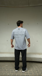 POLERA OVERSIZE FRICTION GRIS