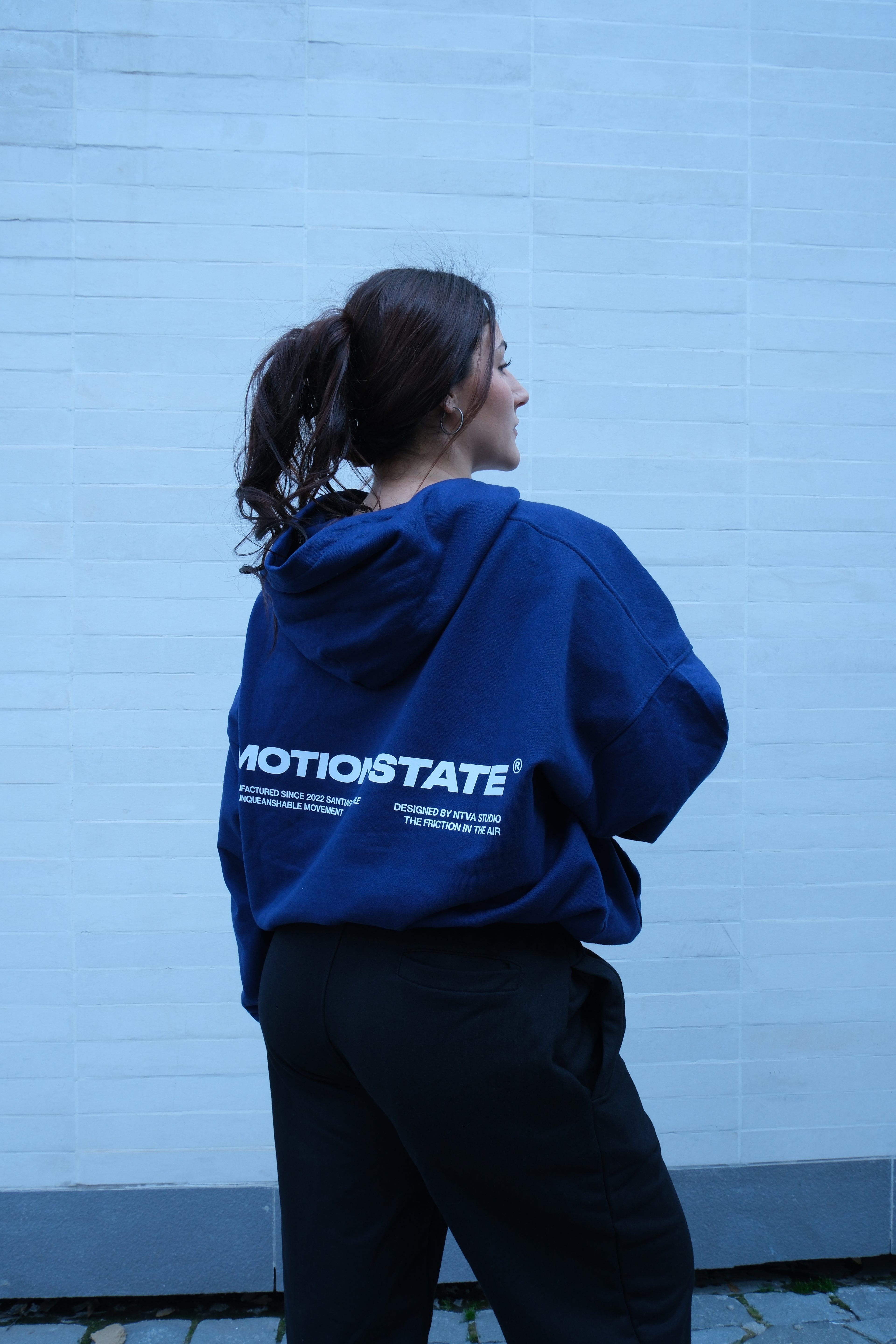 HOODIE MOTION™ BOXY FIT NAVY
