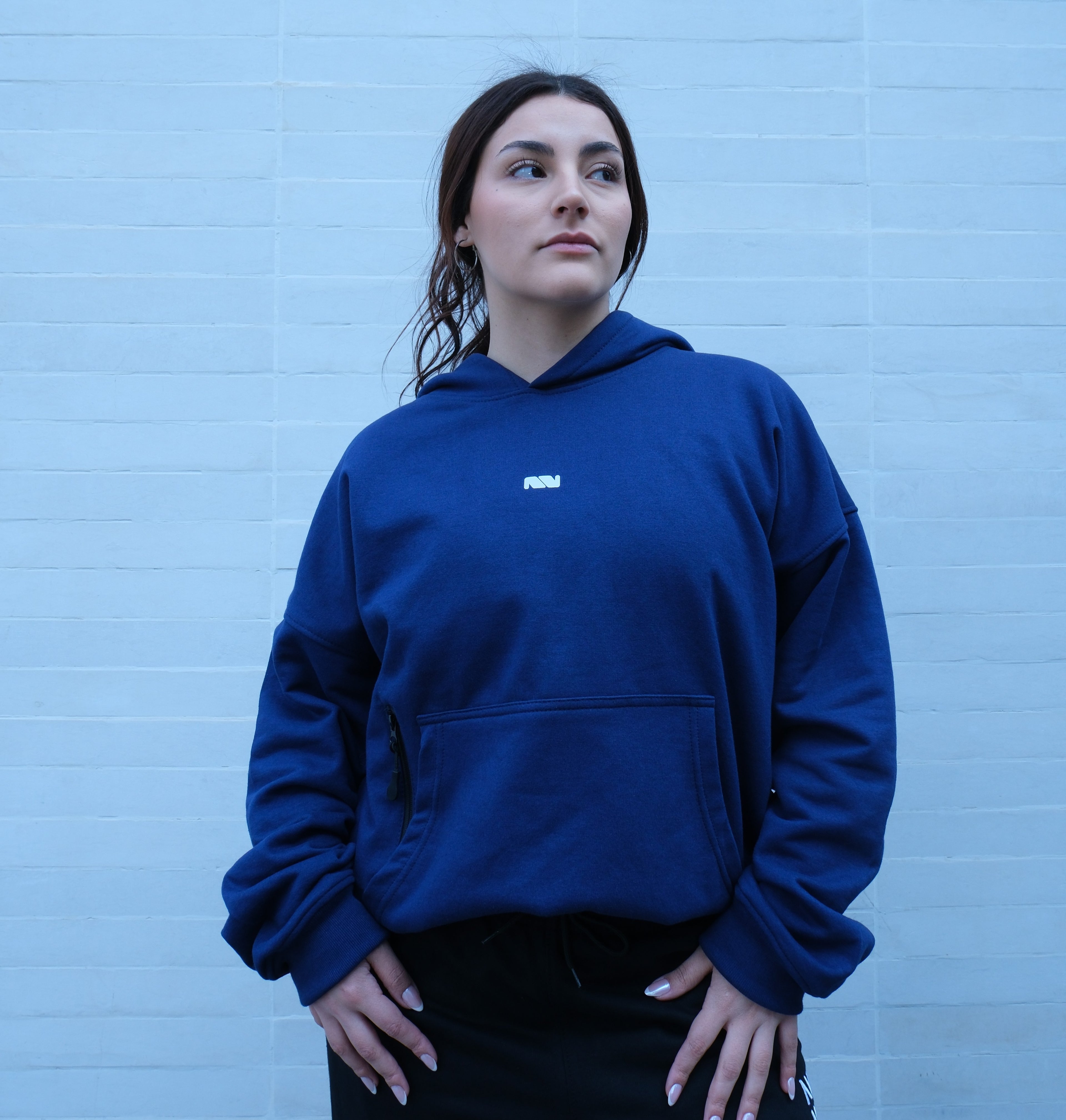 HOODIE MOTION™ BOXY FIT NAVY