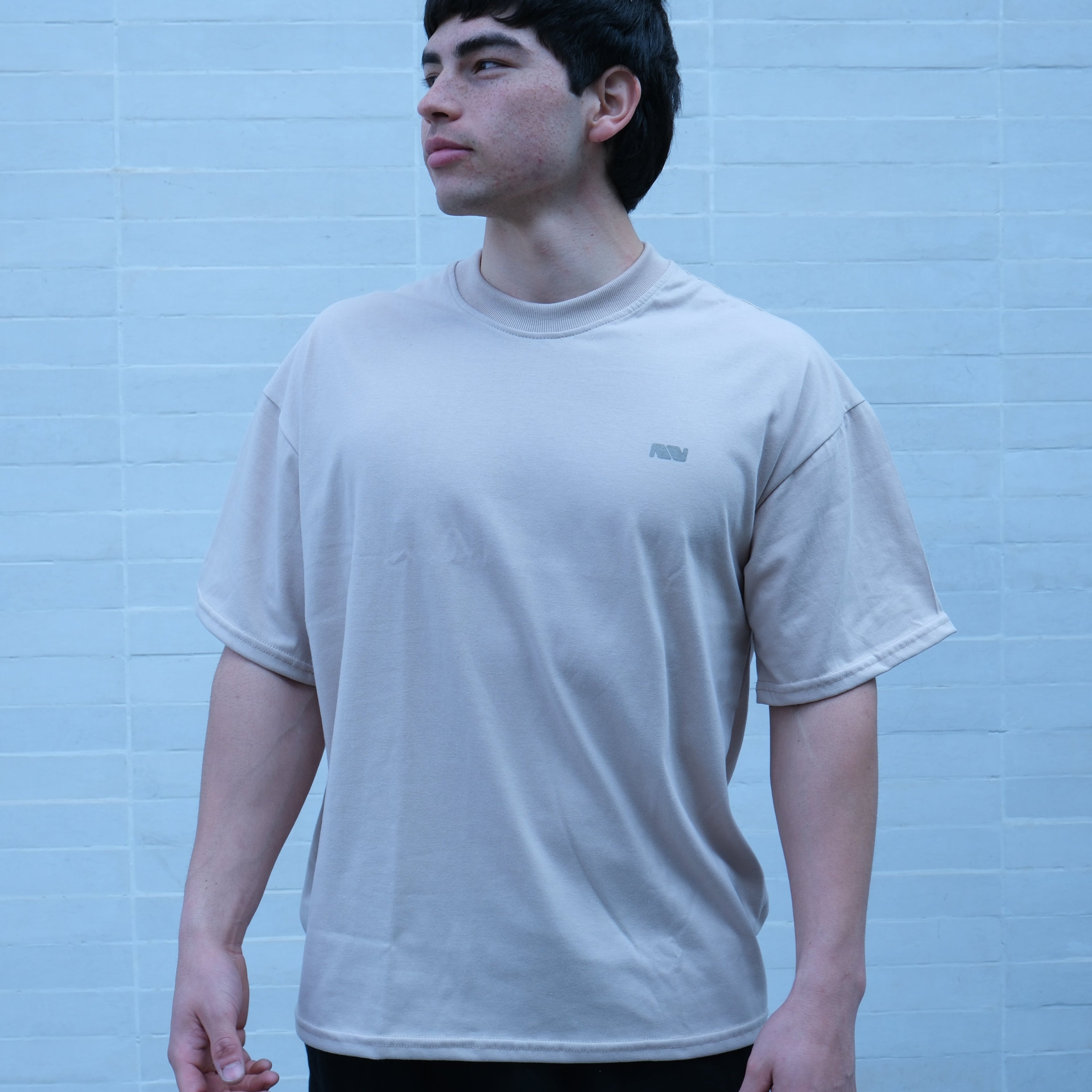 POLERA OVERSIZE FITNESSBRAND™ BEIGE