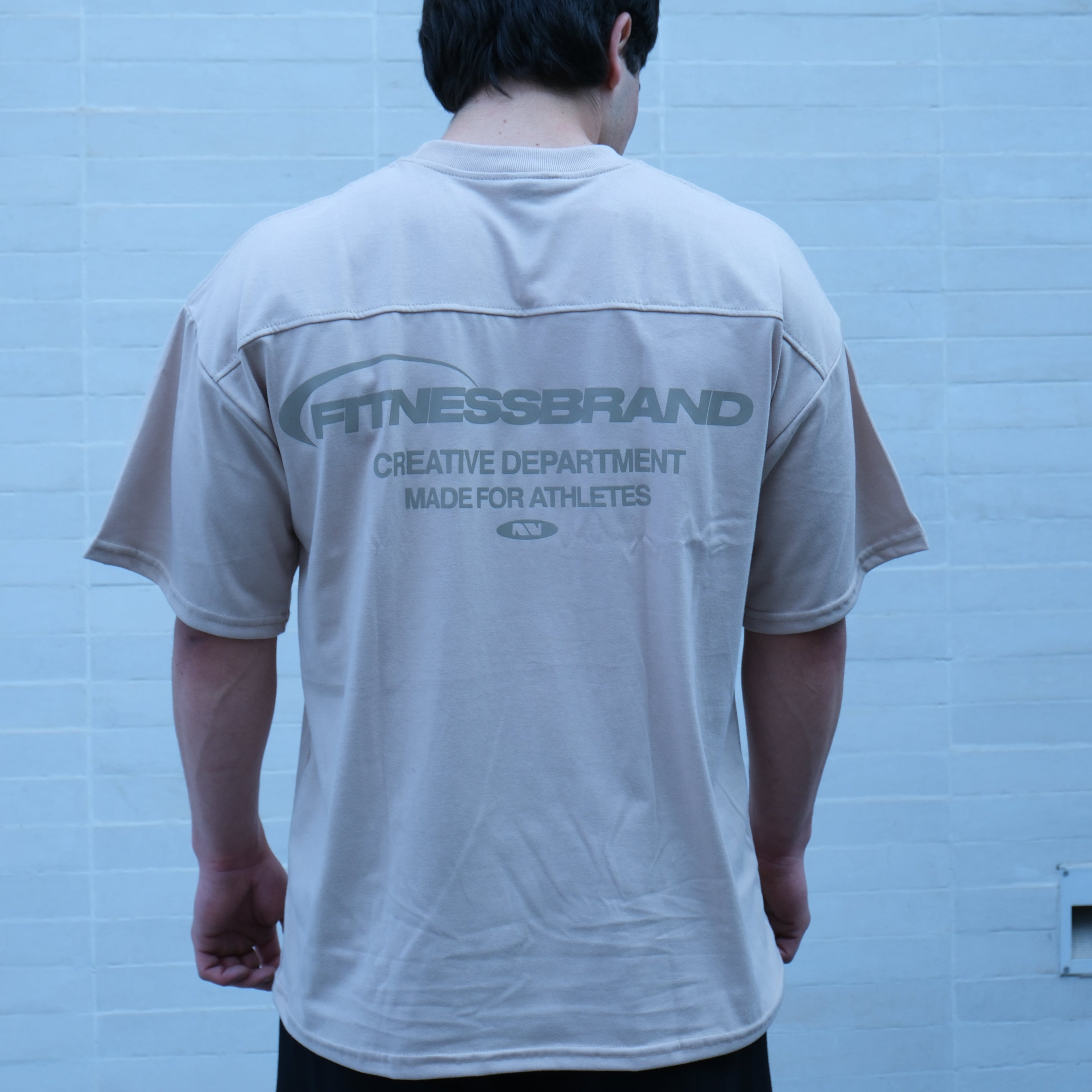 POLERA OVERSIZE FITNESSBRAND™ BEIGE