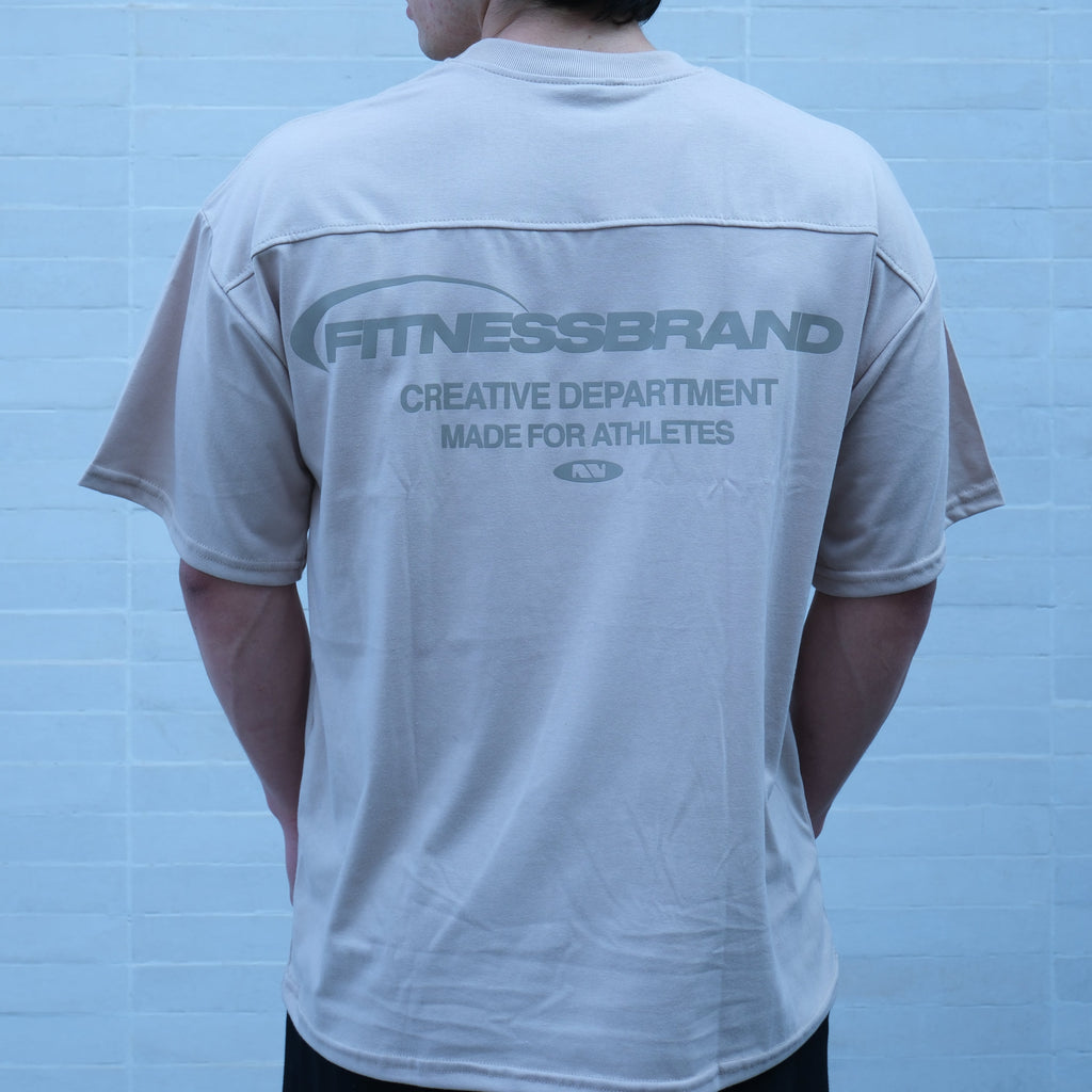 POLERA OVERSIZE FITNESSBRAND™ BEIGE