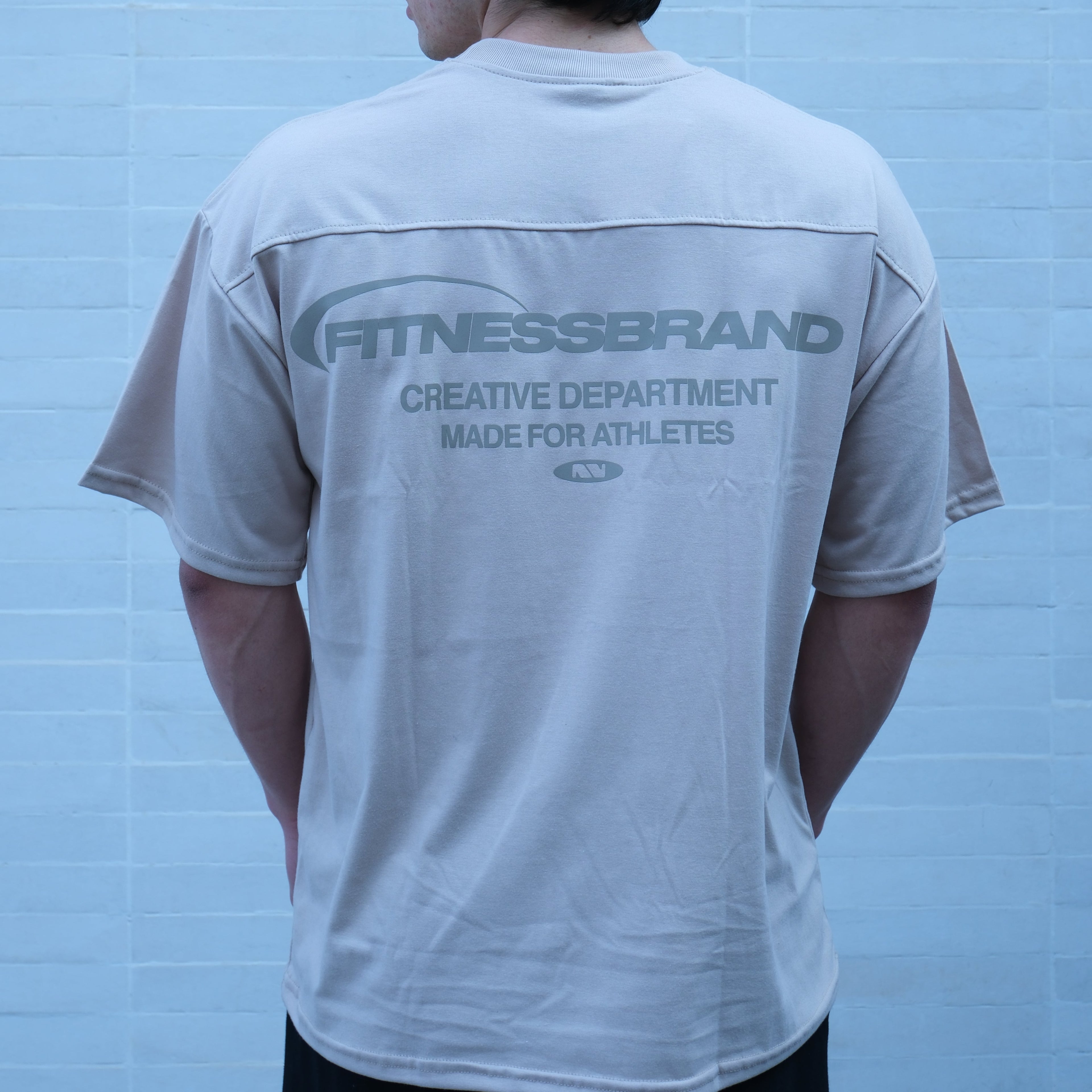 POLERA OVERSIZE FITNESSBRAND™ BEIGE