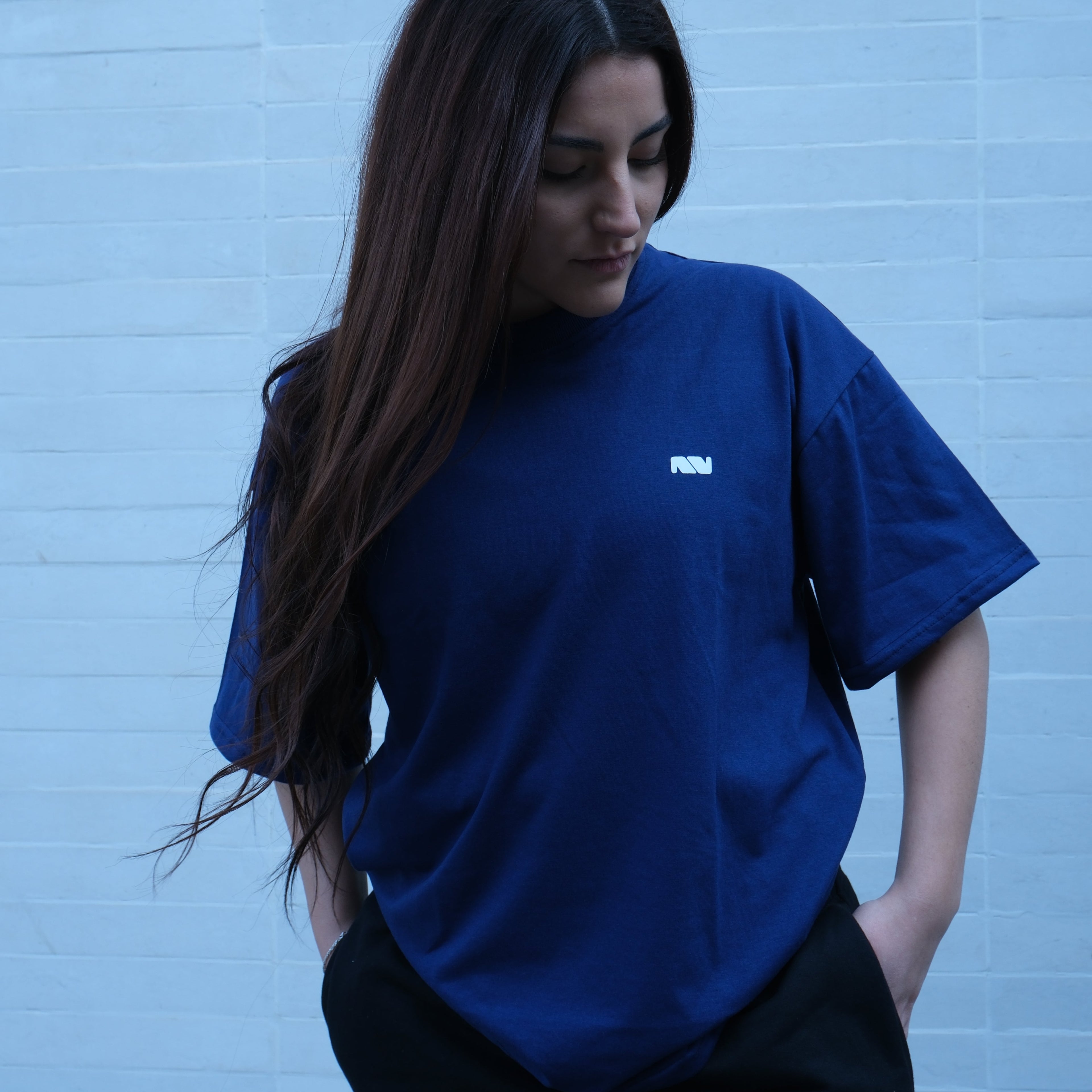 POLERA OVERSIZE FITNESSBRAND™ AZUL