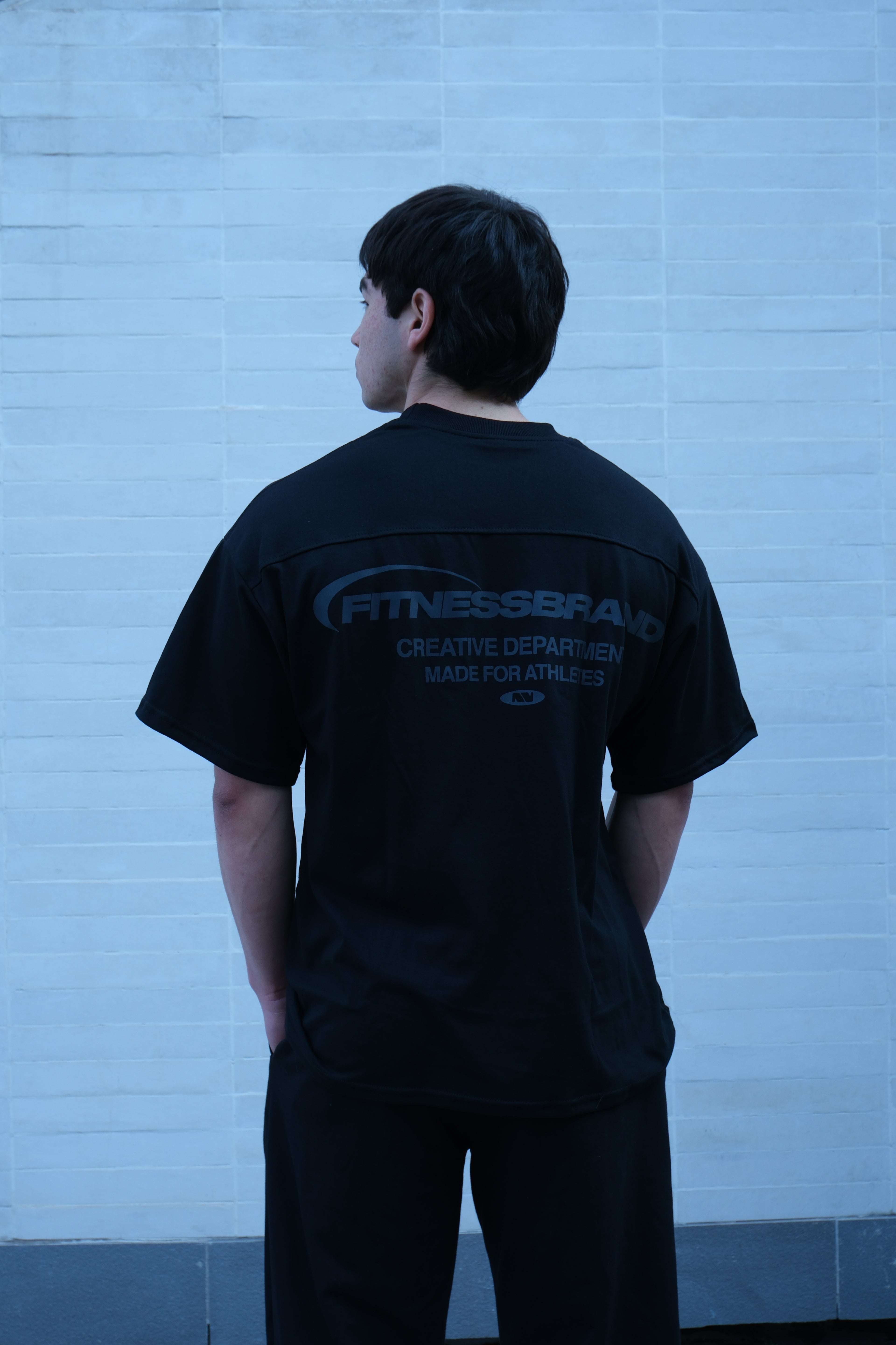 POLERA OVERSIZE FITNESSBRAND™ NEGRA