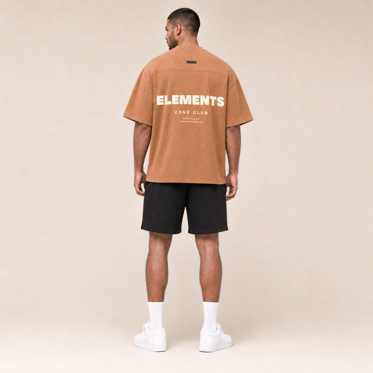 POLERA OVERSIZE MOKKA ELEMENTS® 100% ALGODÓN