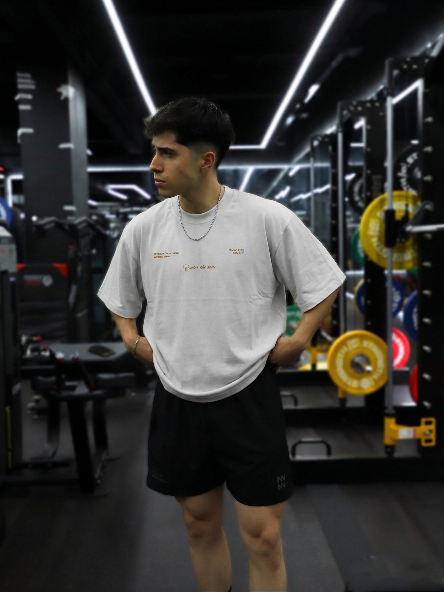 POLERA BOXYFIT ZONE™ BLANCA