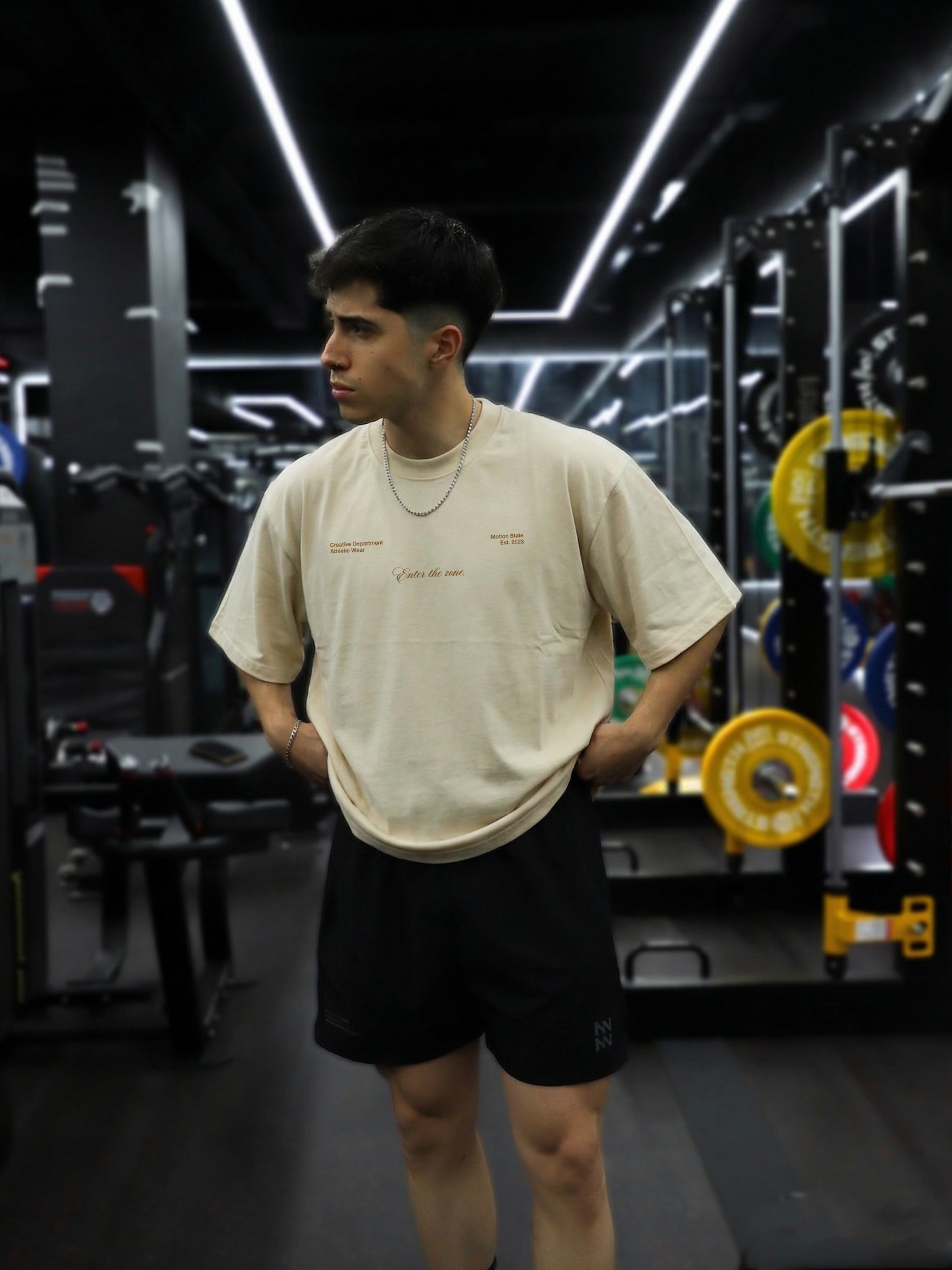 POLERA BOXYFIT ZONE™ CREMA