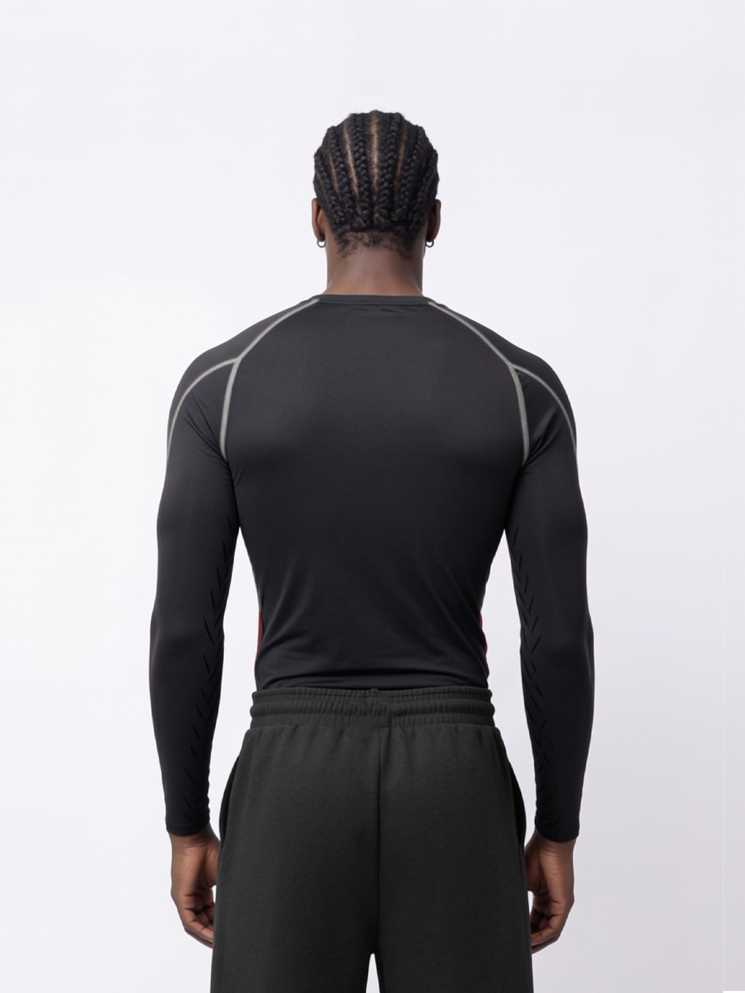 COMPRESS MANGA LARGA NEGRA CON GRIS LEGEND®