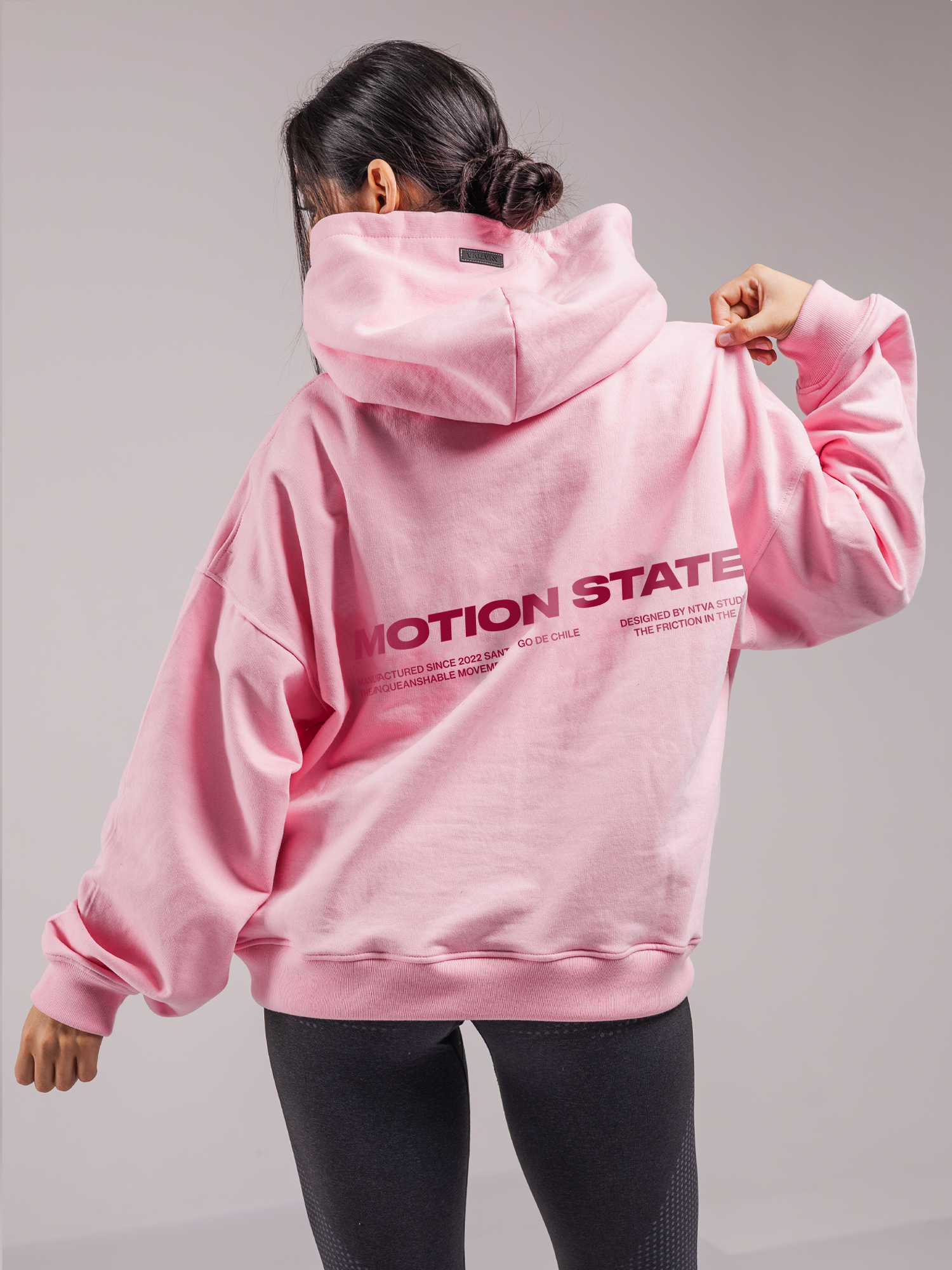 POLERÓN OVERSIZE MOTION™ ROSADO