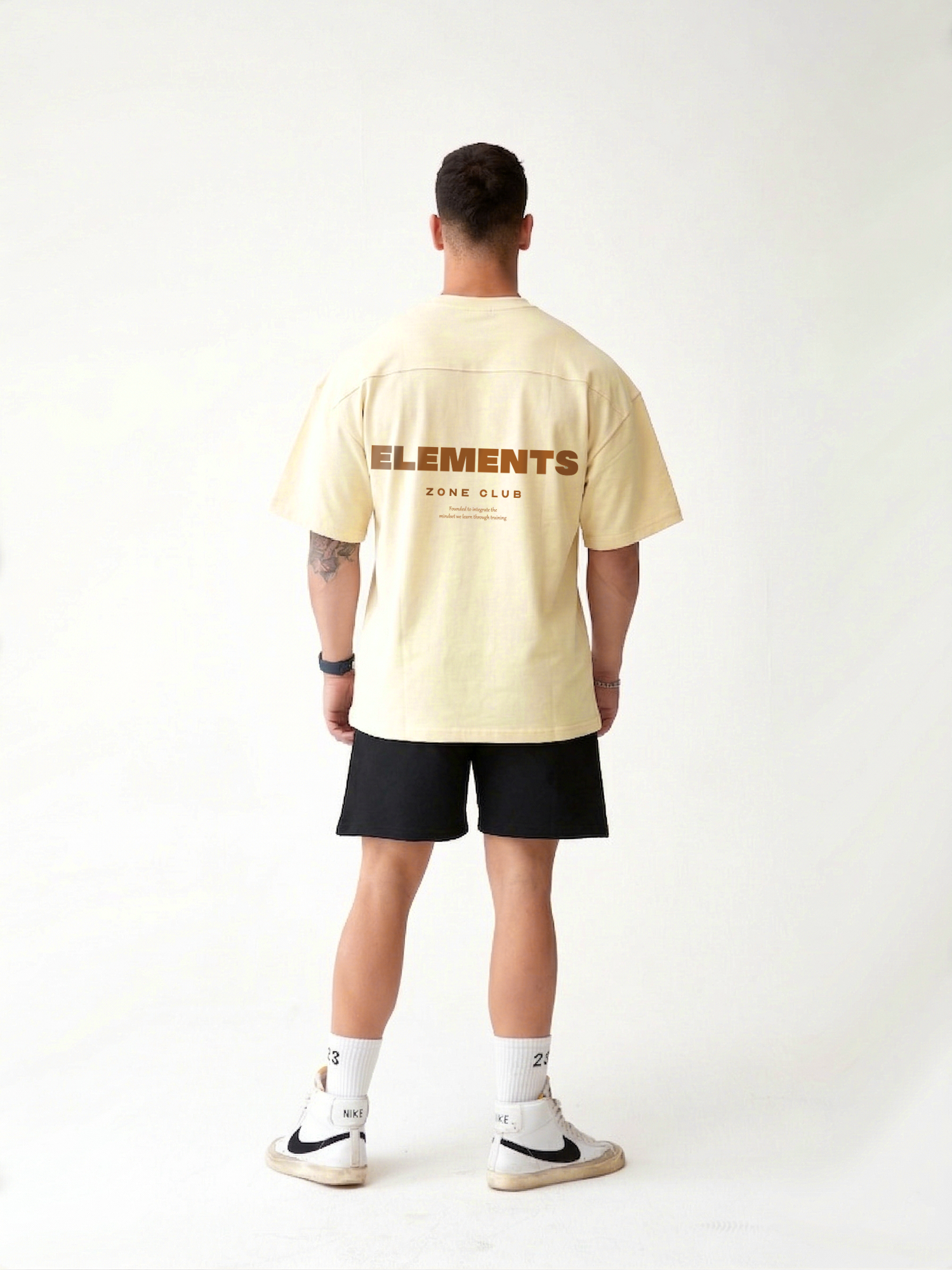 POLERA OVERSIZE ELEMENTS™ CREMA