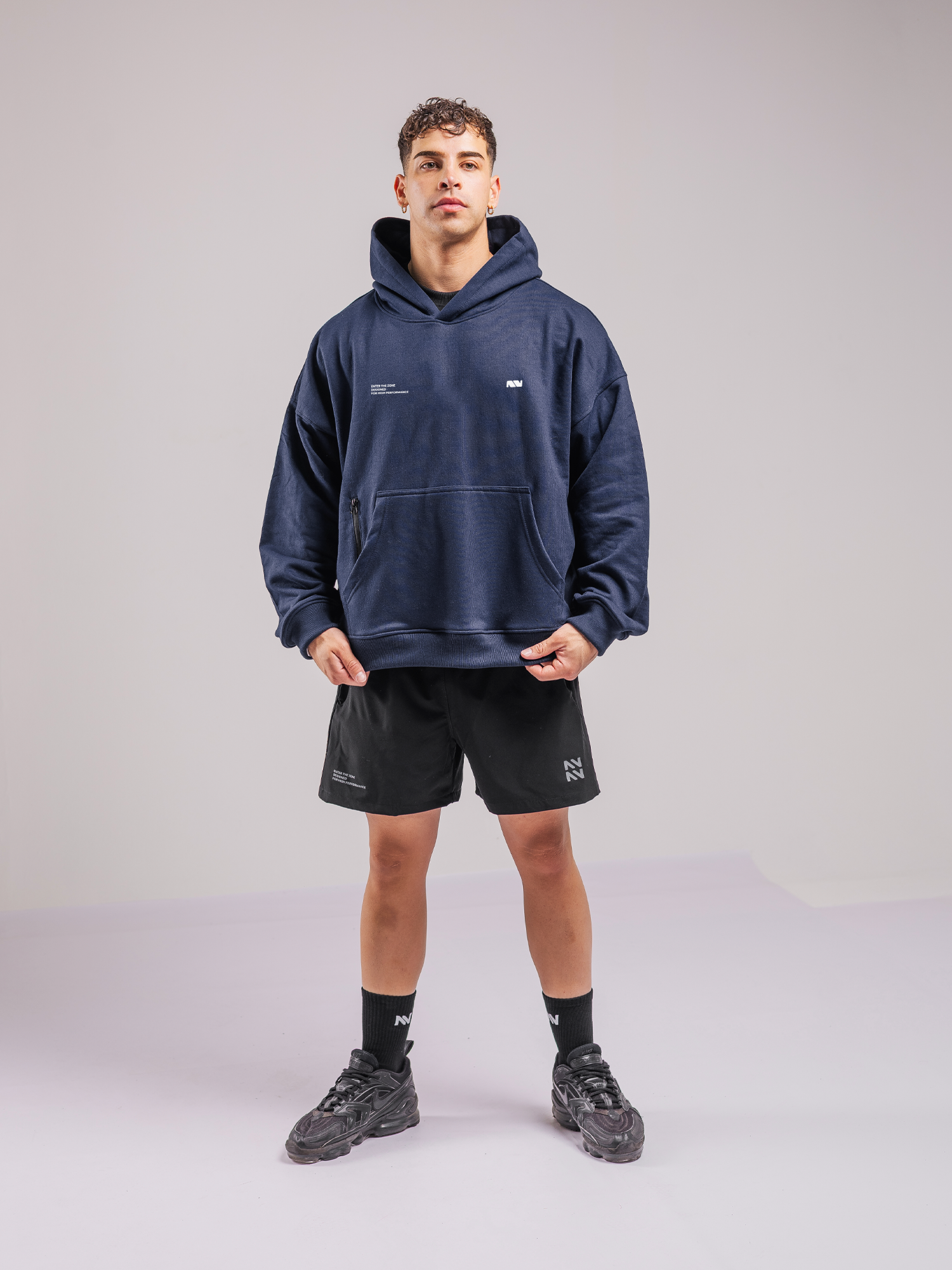 HOODIE MOTION™ AZUL MARINO