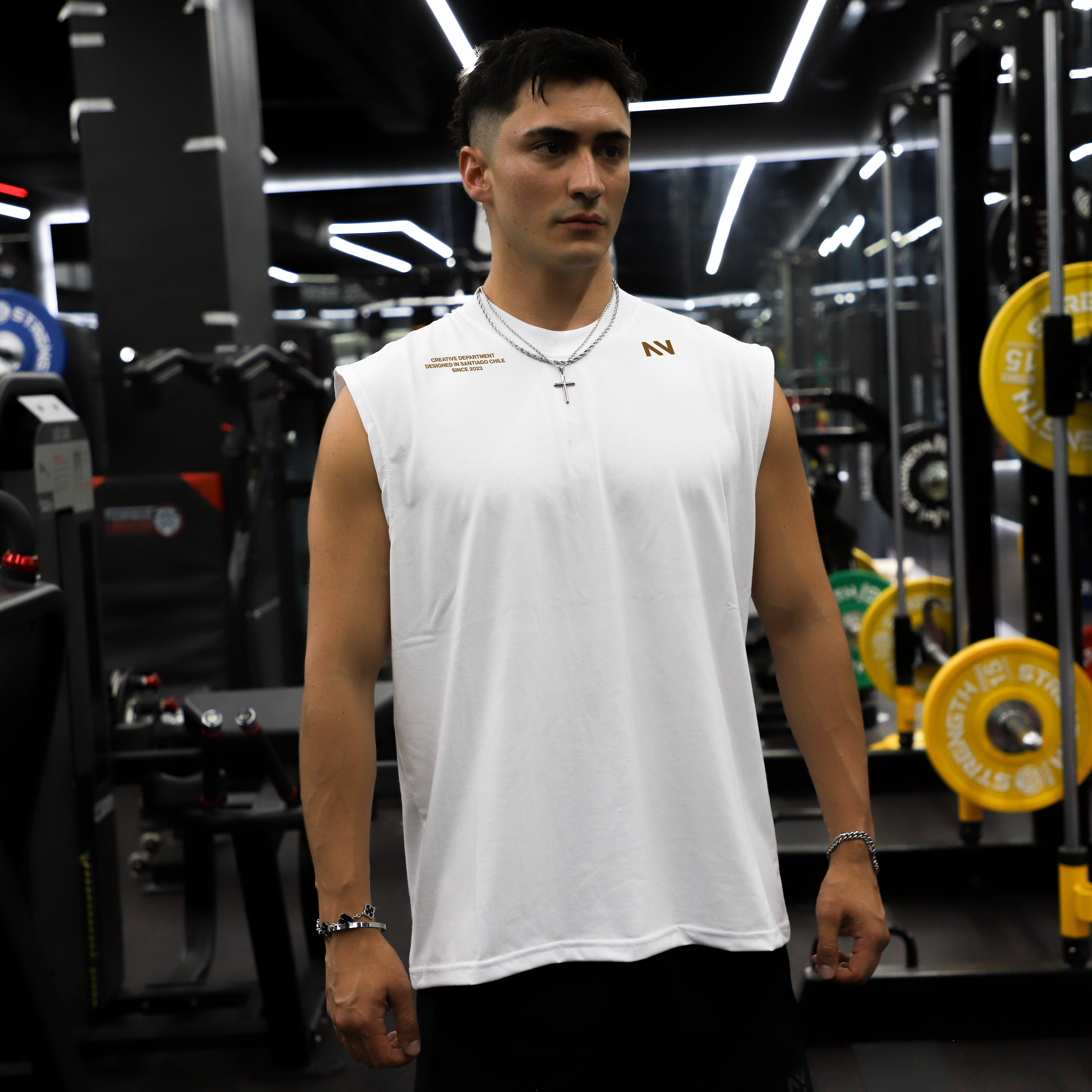 MUSCULOSA TANK BLANCA