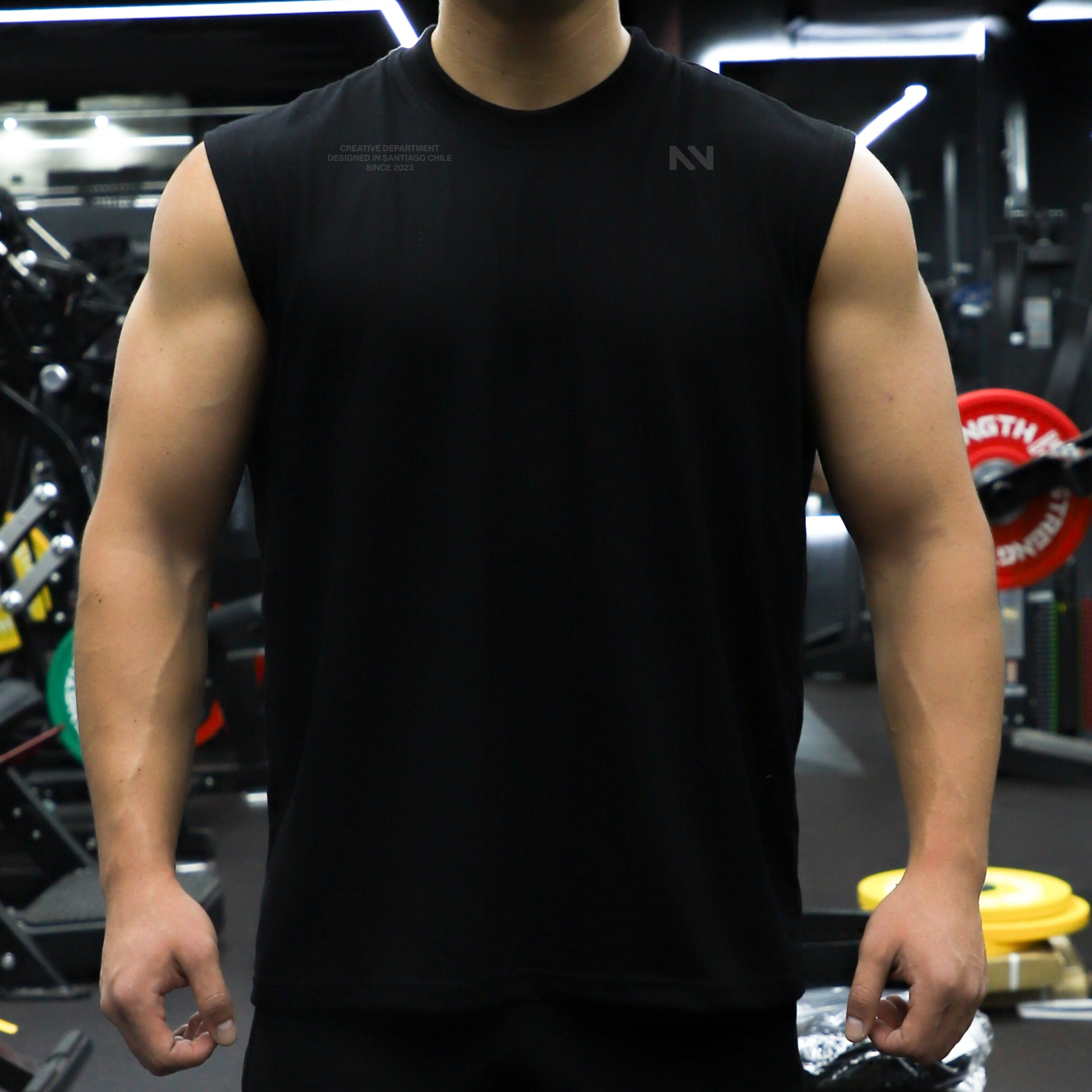 MUSCULOSA TANK NEGRA