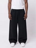 PANTALON BUZO BAGGY NEGRO