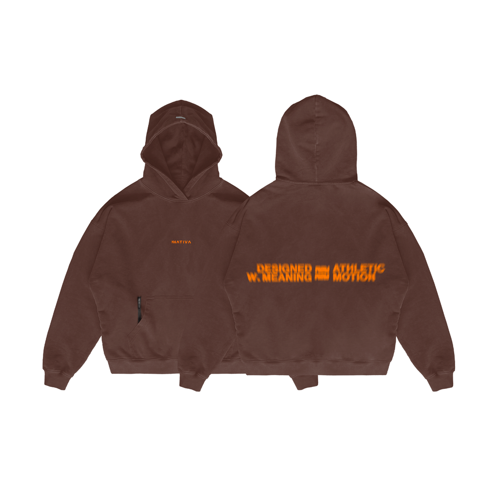 HOODIE ATHLETIC™ BOXY FIT CAFE