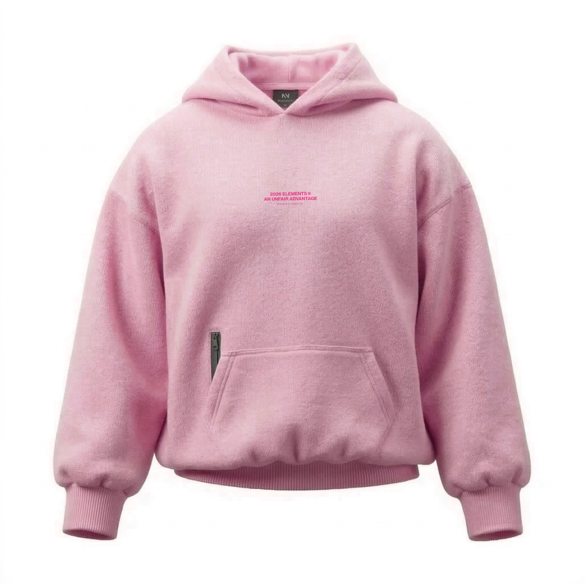 HOODIE UNFAIR™ BOXY FIT ROSADO