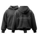 Hoodie Elements™ Boxy Fit Negro — vista principal | Nativa Elements