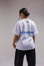POLERA FITNESSBRAND™ OVERSIZE BLANCA