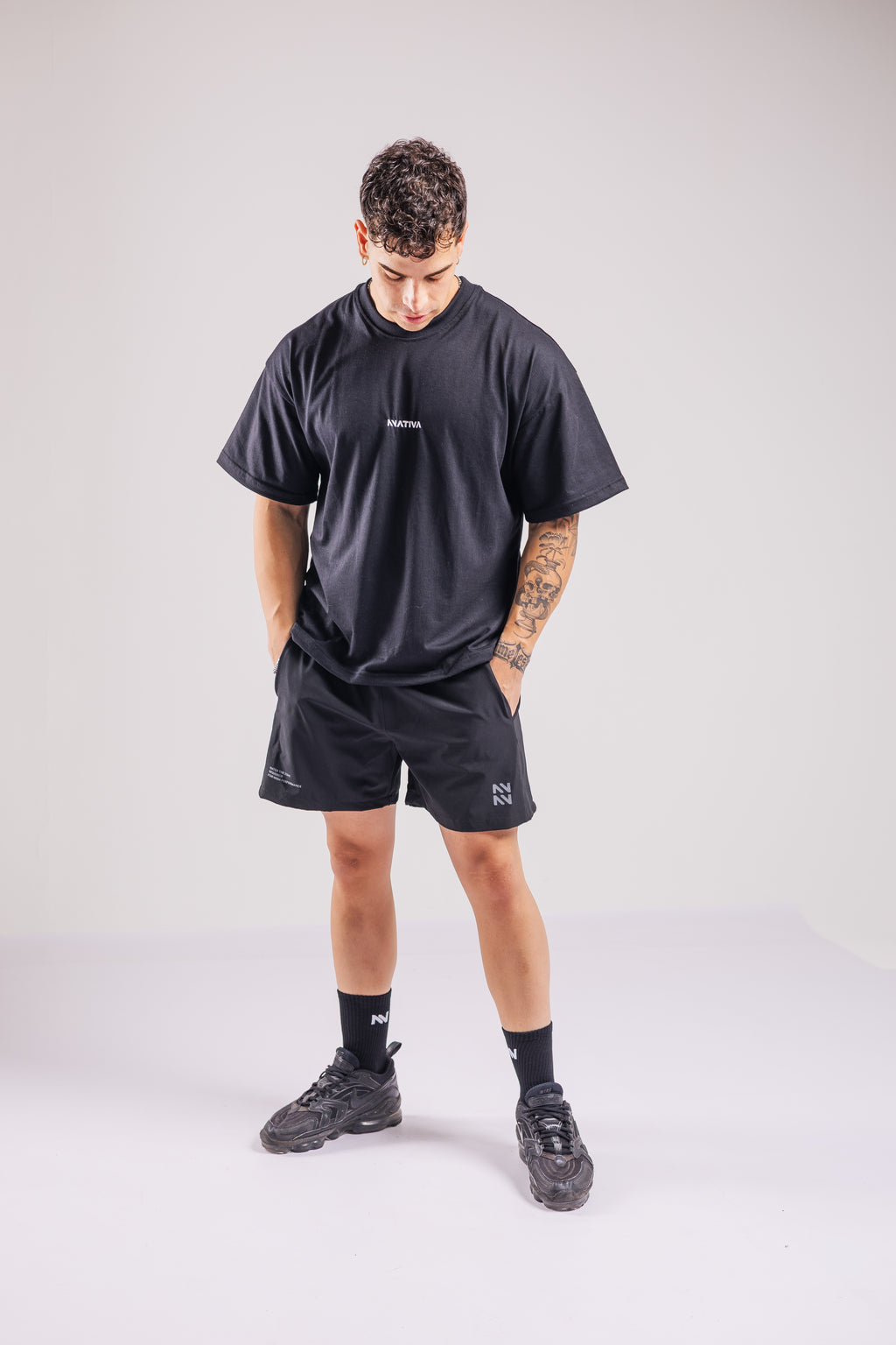 SHORT DEPORTIVO NEGRO V2