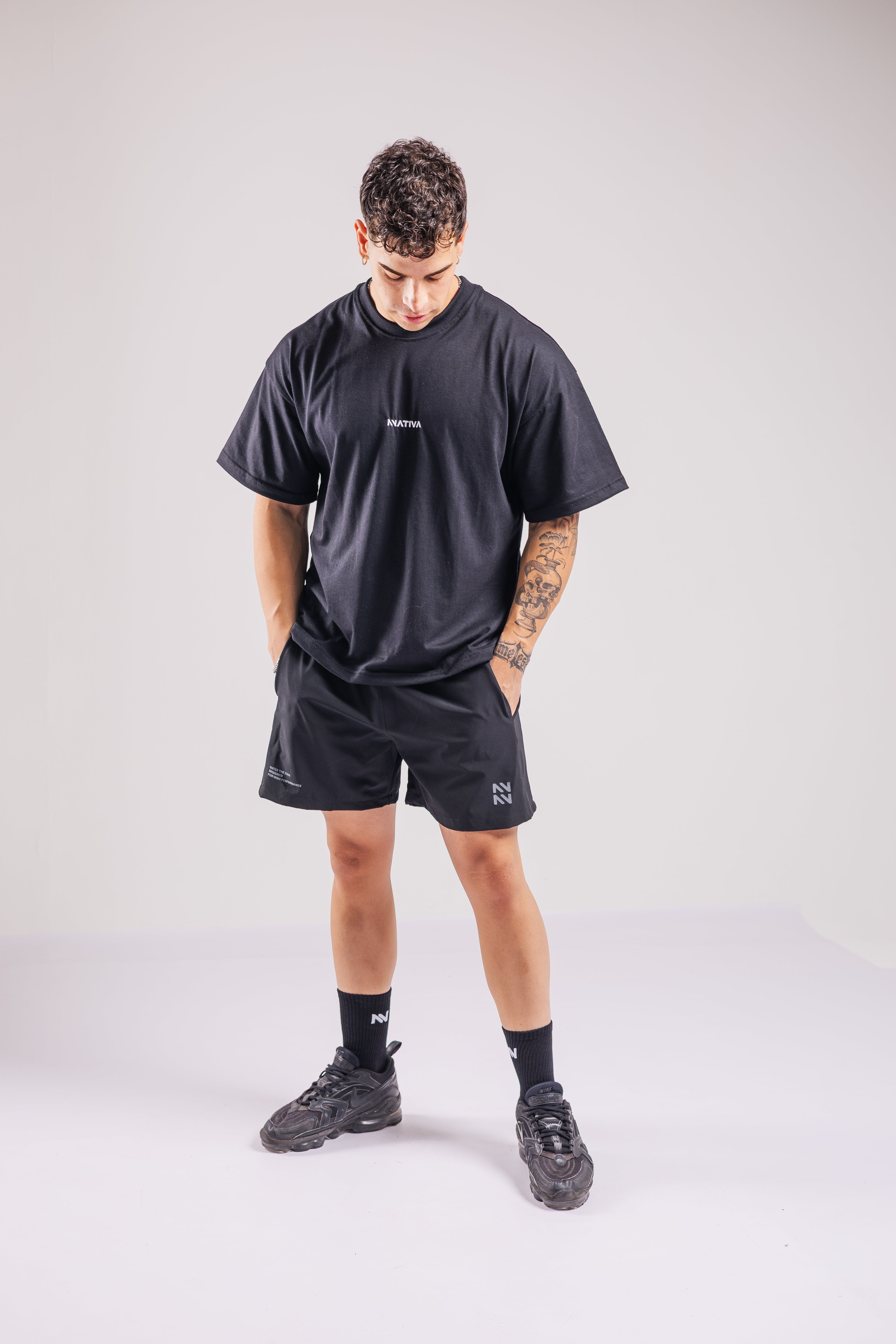 SHORT DEPORTIVO NEGRO V2
