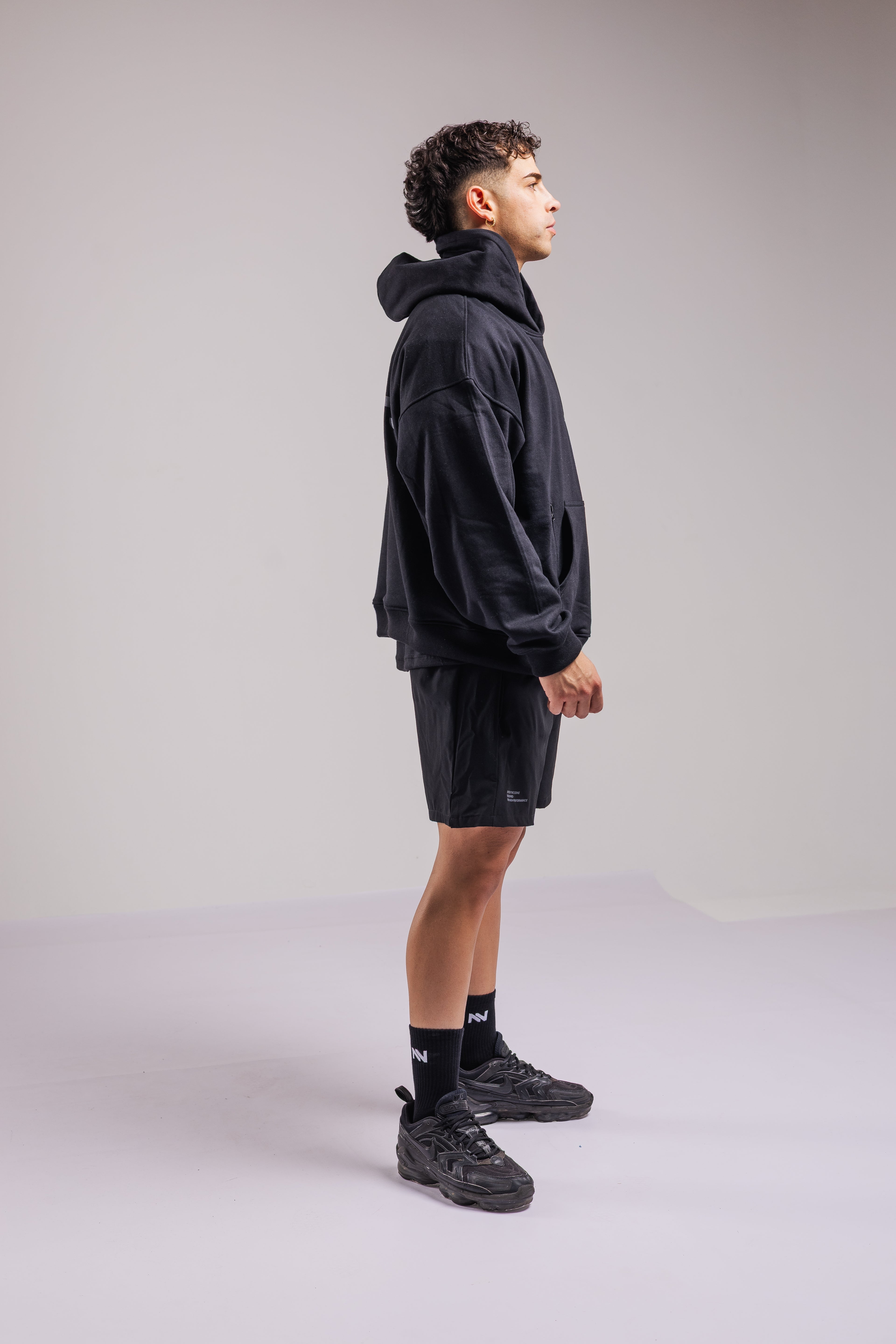 HOODIE ELEMENTS™ BOXY FIT NEGRO
