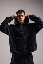 HOODIE ELEMENTS™ BOXY FIT NEGRO