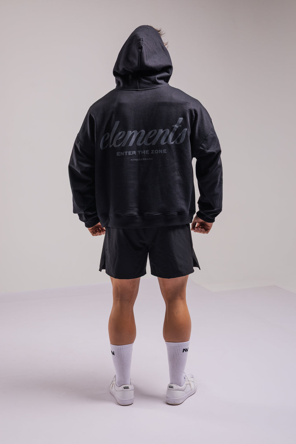 HOODIE ZONE™ BOXY FIT NEGRO