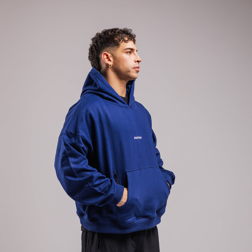 HOODIE ELEMENTS™ BOXY FIT NAVY