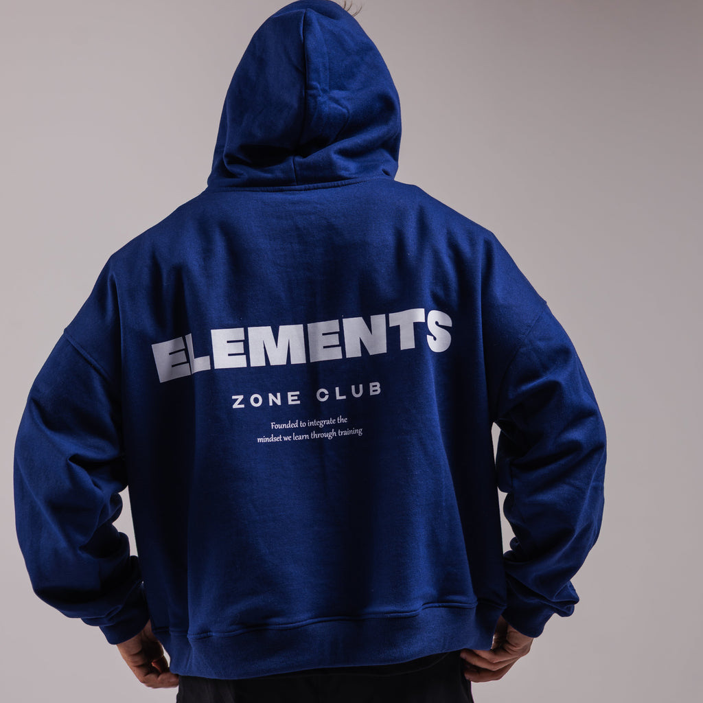 HOODIE ELEMENTS™ BOXY FIT NAVY