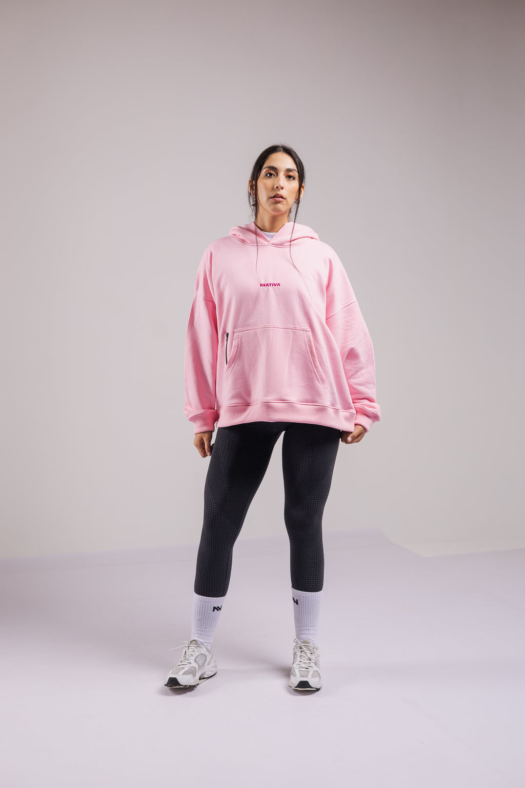 HOODIE ELEMENTS™ BOXY FIT ROSADO