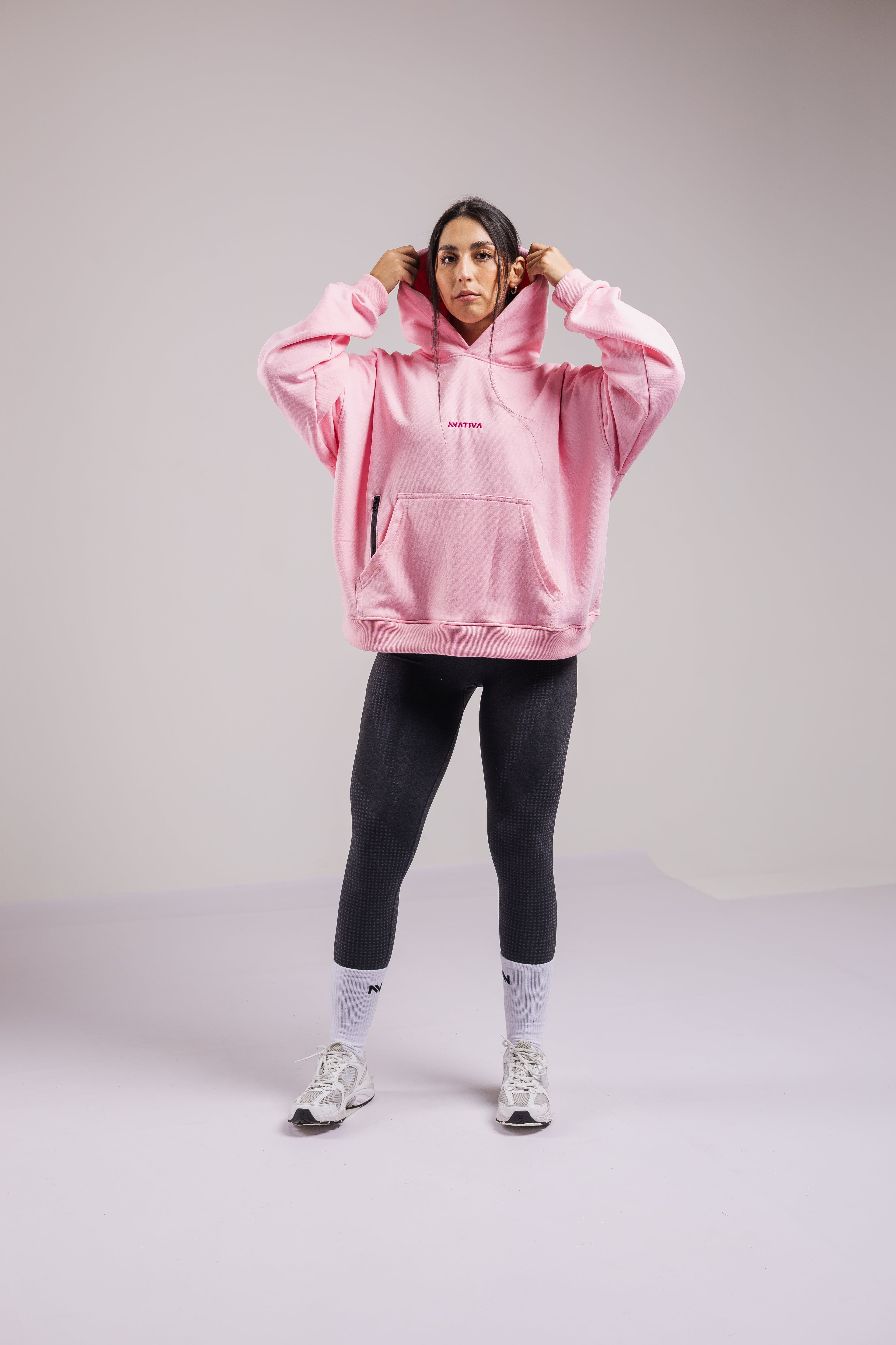 HOODIE ELEMENTS™ BOXY FIT ROSADO