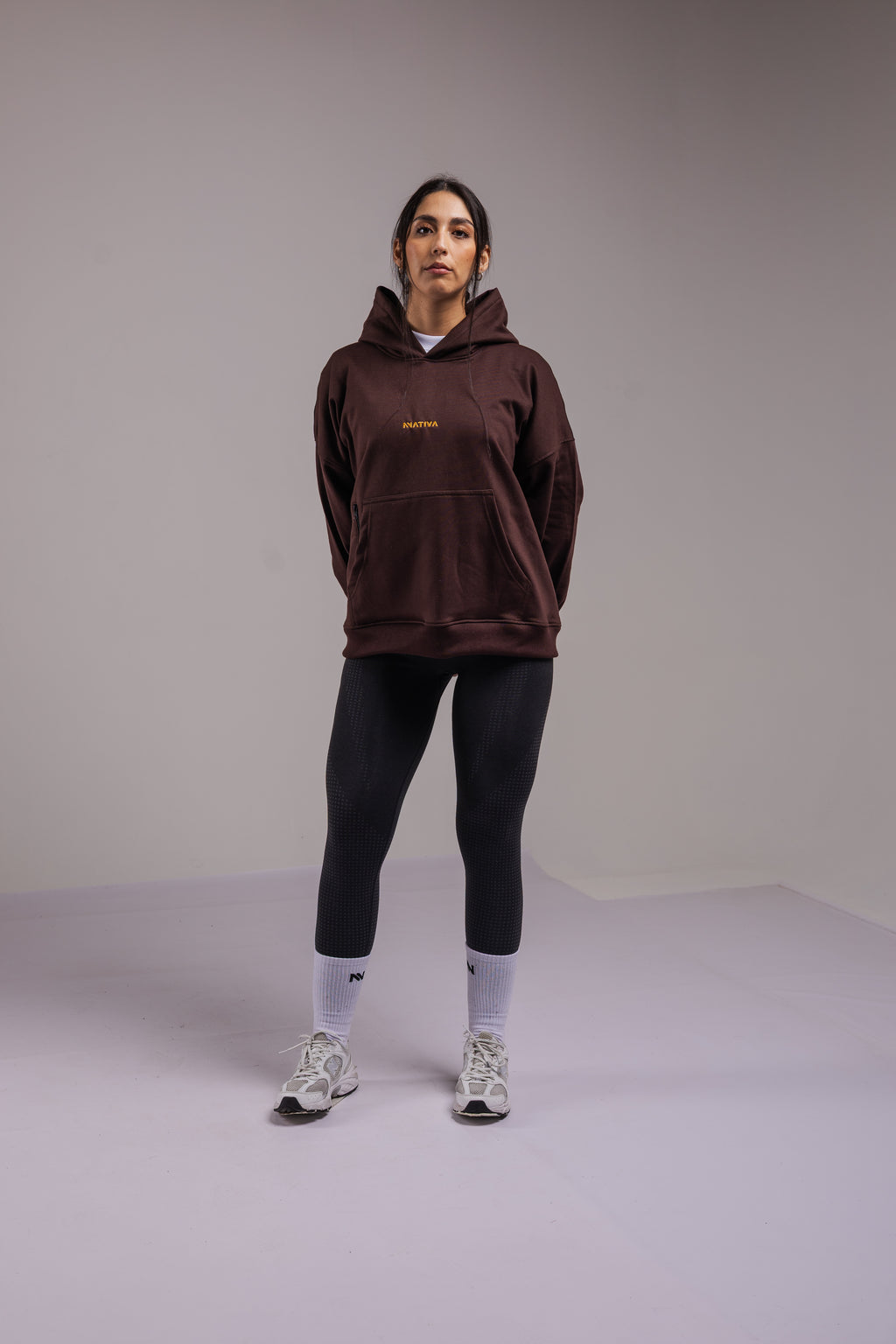 HOODIE ATHLETIC™ BOXY FIT CAFE