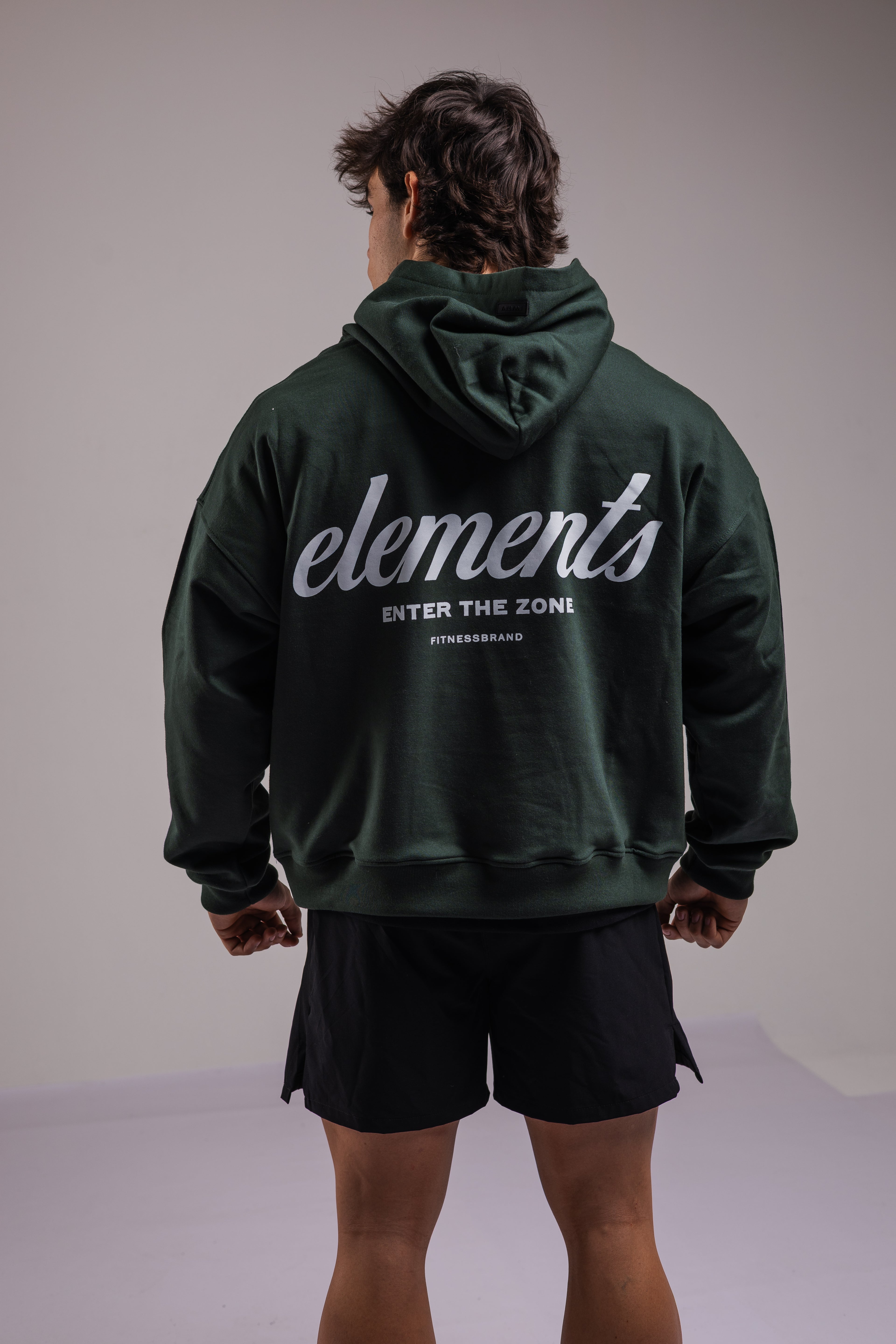 HOODIE ZONE™ BOXY FIT VERDE