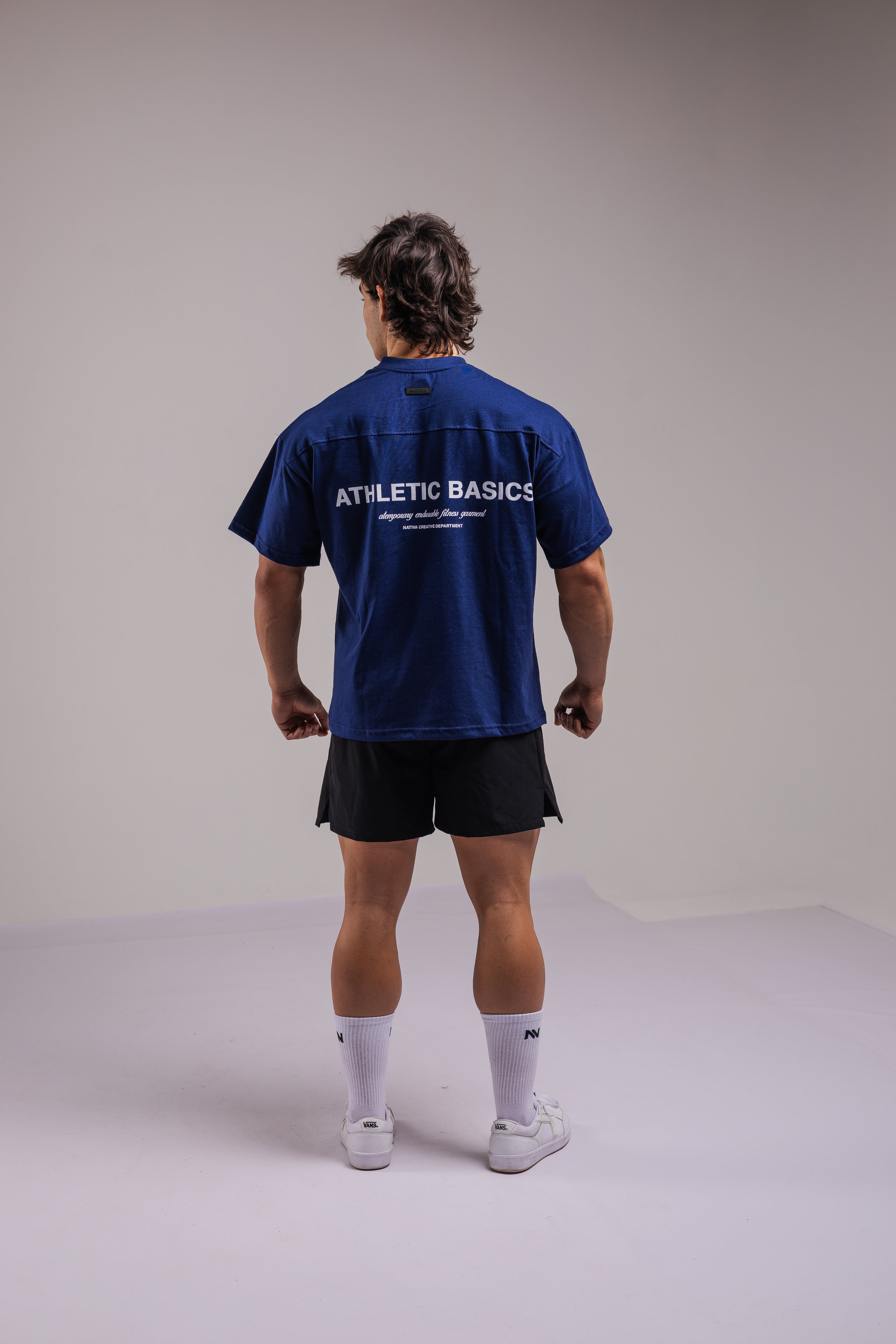 POLERA BASICS™ OVERSIZE NAVY