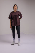 POLERA BASICS™ OVERSIZE CAFE