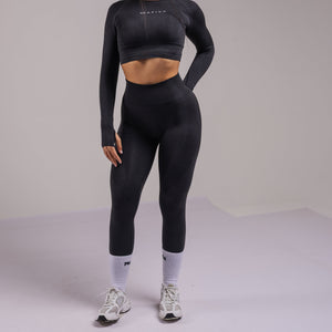 LEGGINGS DEPORTIVO NEGRO MUJER NATIVA