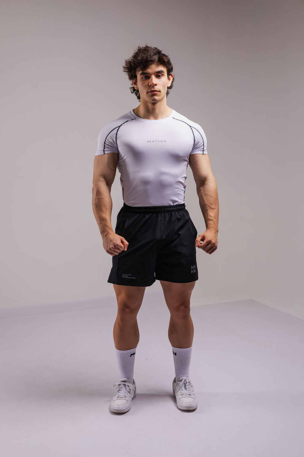 COMPRESS MANGA CORTA BLANCA