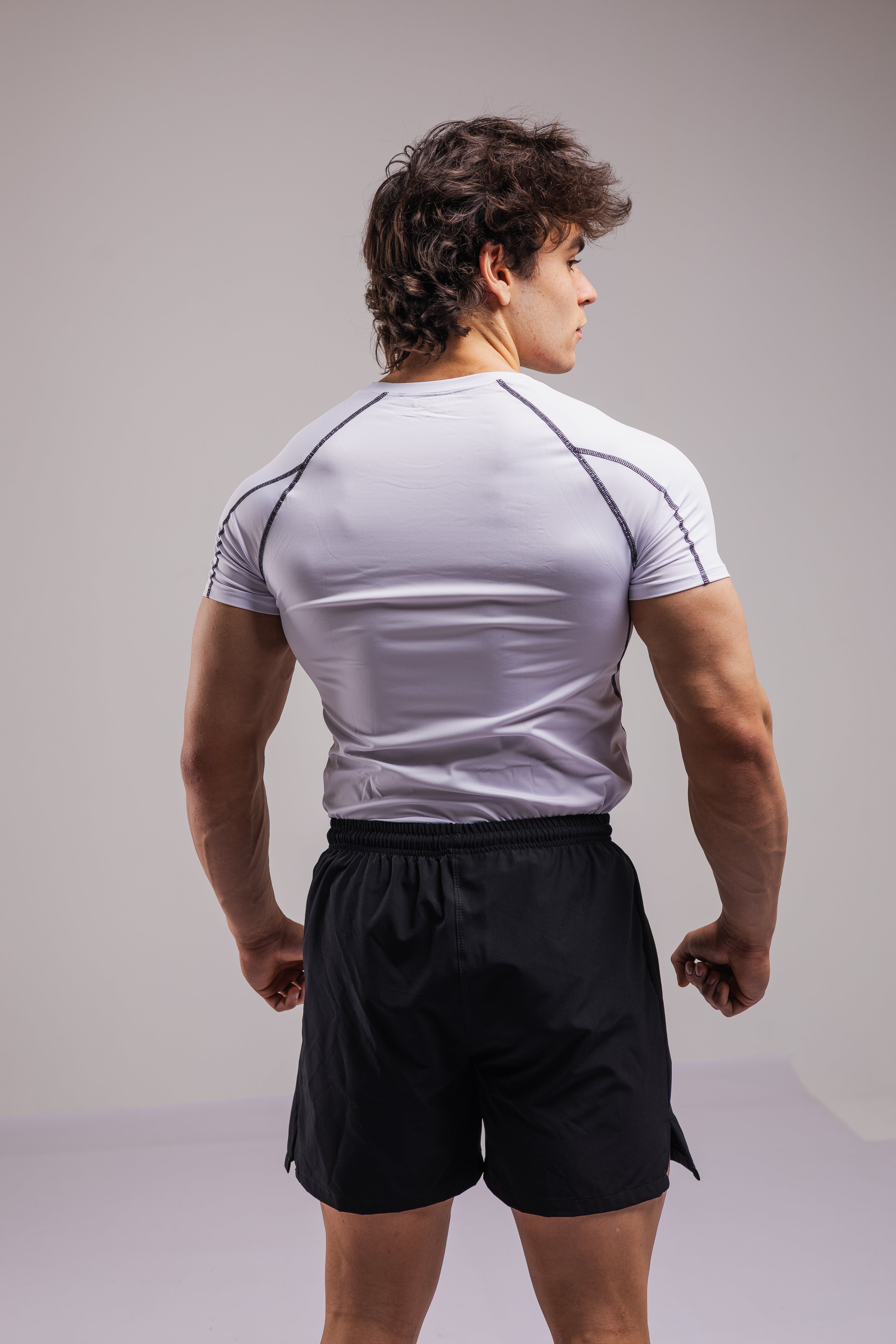 COMPRESS MANGA CORTA BLANCA