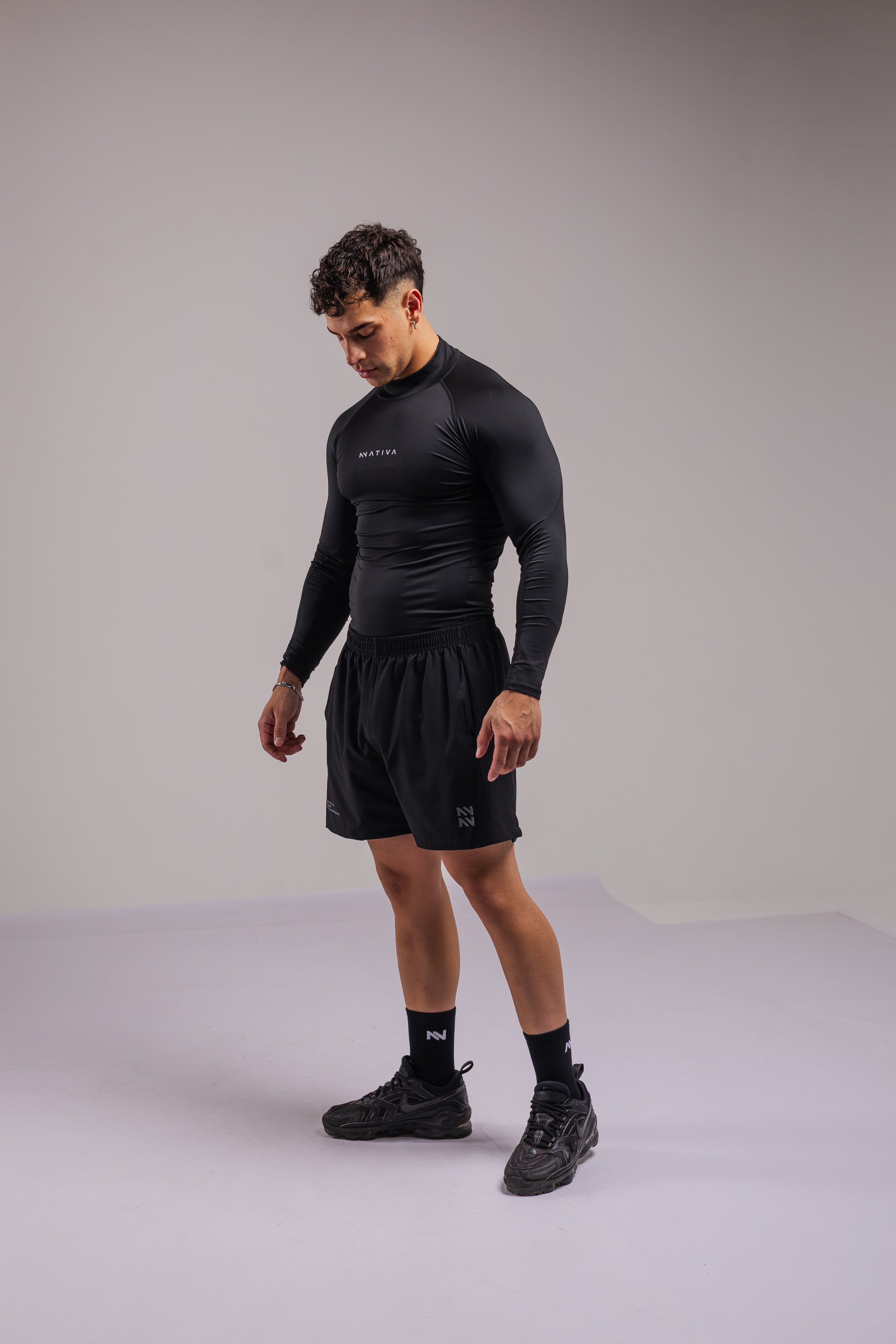 COMPRESS MANGA LARGA NEGRA