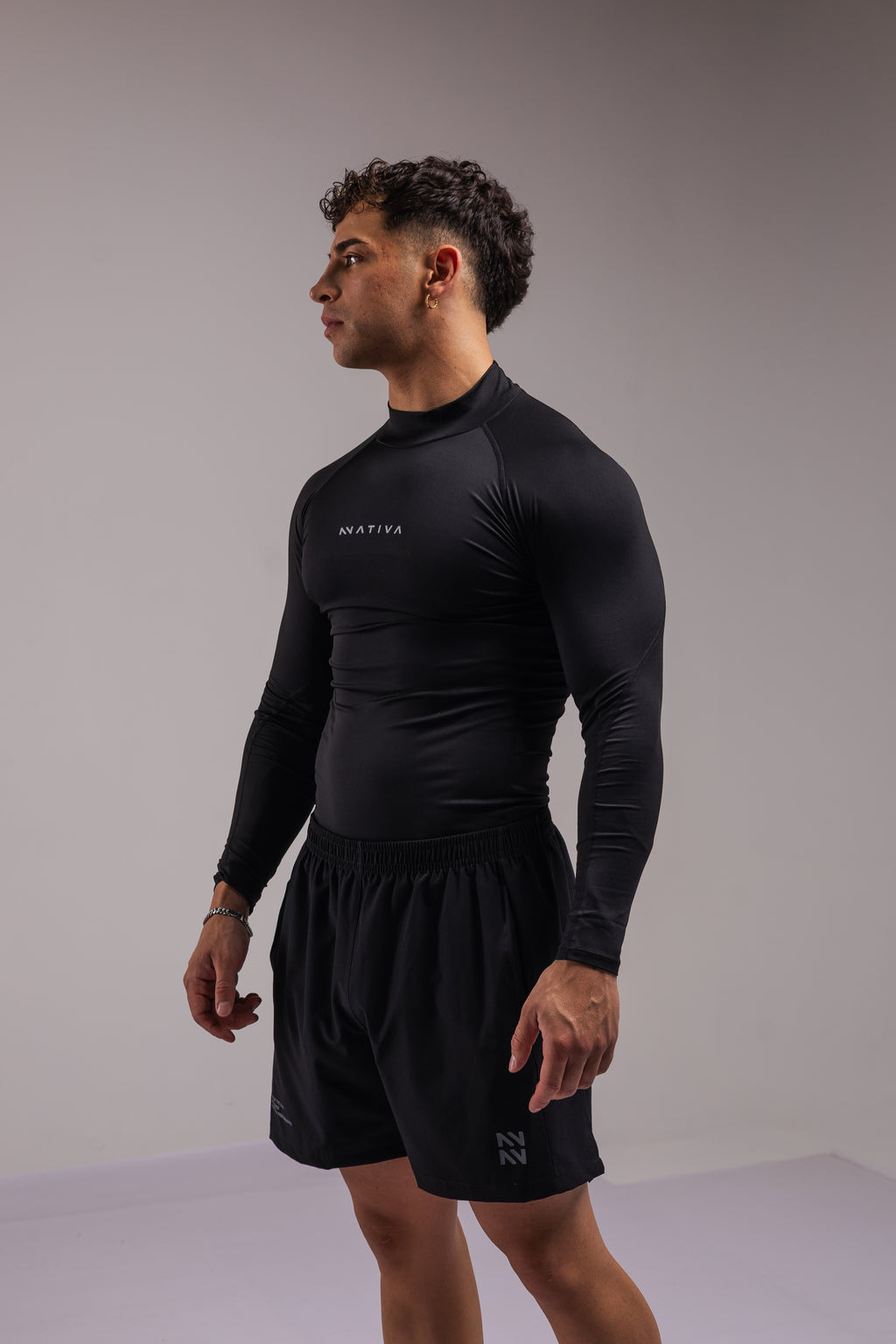 COMPRESS MANGA LARGA NEGRA