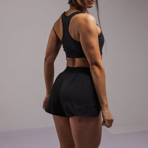 SHORT DEPORTIVO NEGRO MUJER NATIVA