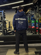 HOODIE ELEMENTS™ BOXY FIT NAVY