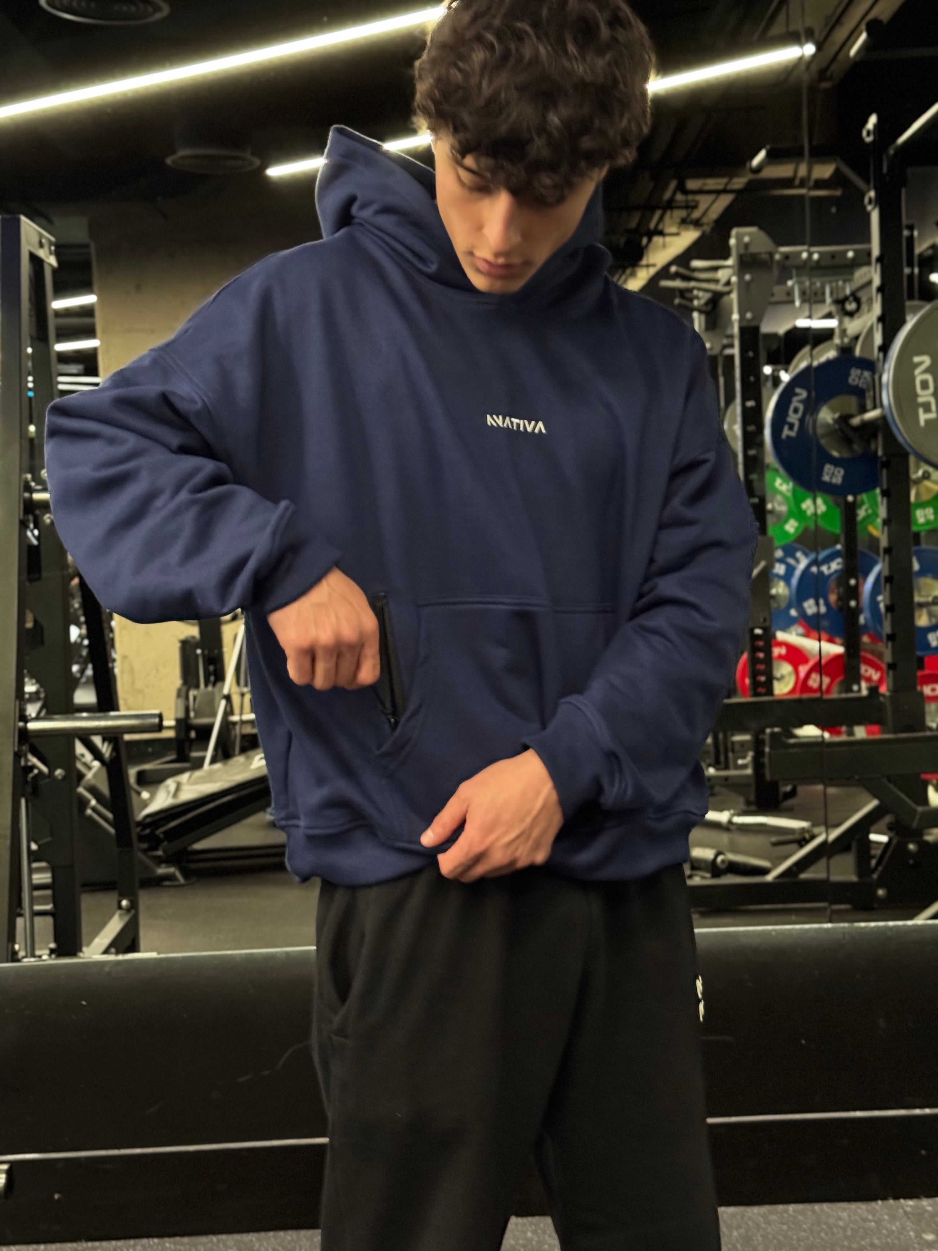 HOODIE MOTION™ BOXY FIT NAVY