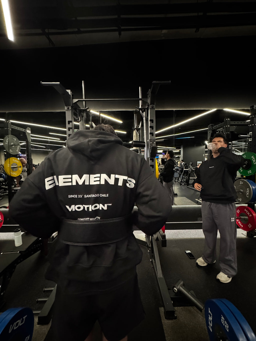 HOODIE ELEMENTS™ BOXY FIT NEGRO
