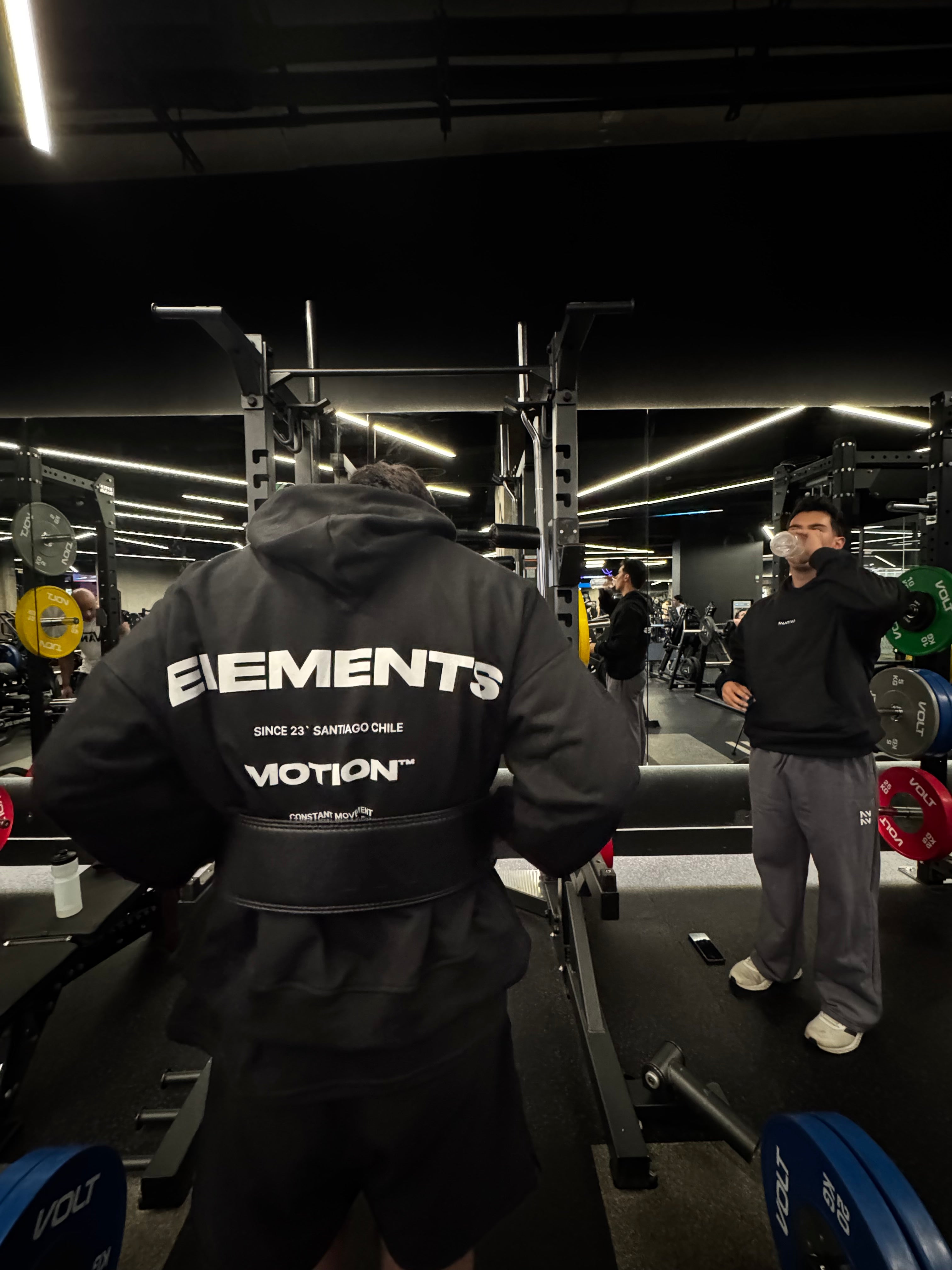 HOODIE ELEMENTS™ BOXY FIT NEGRO