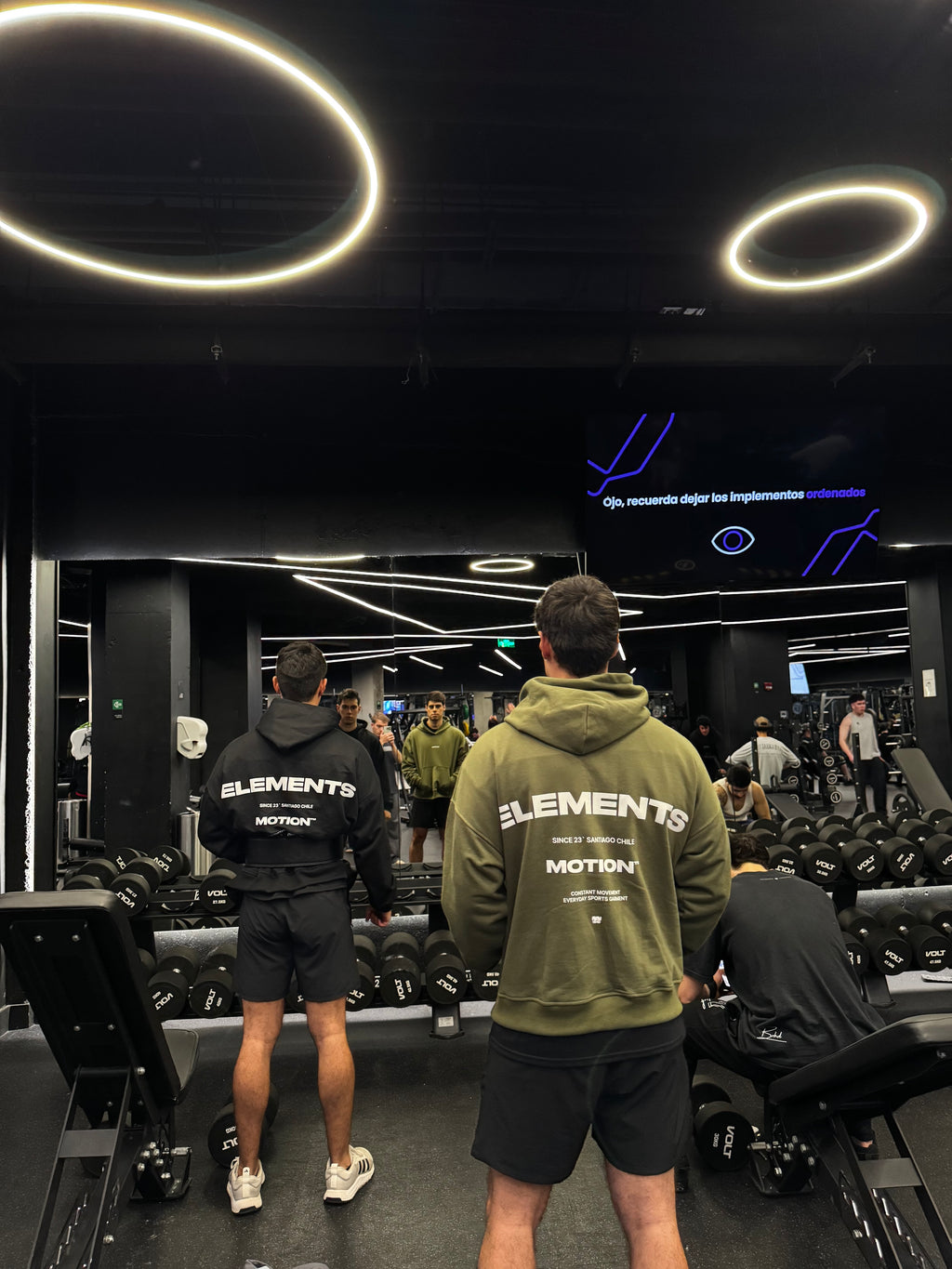 HOODIE ELEMENTS™ BOXY FIT NEGRO