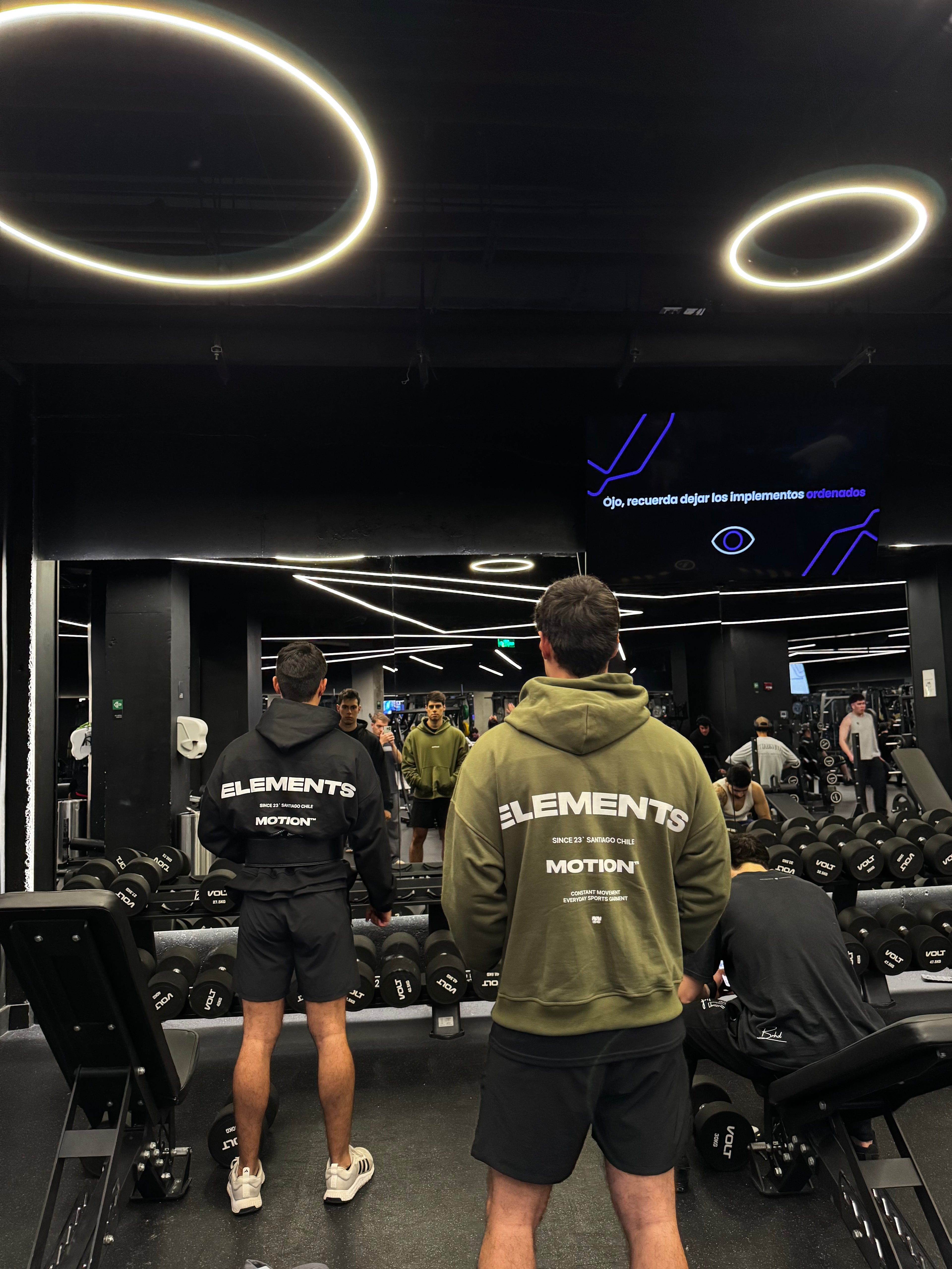 HOODIE ELEMENTS™ BOXY FIT NEGRO